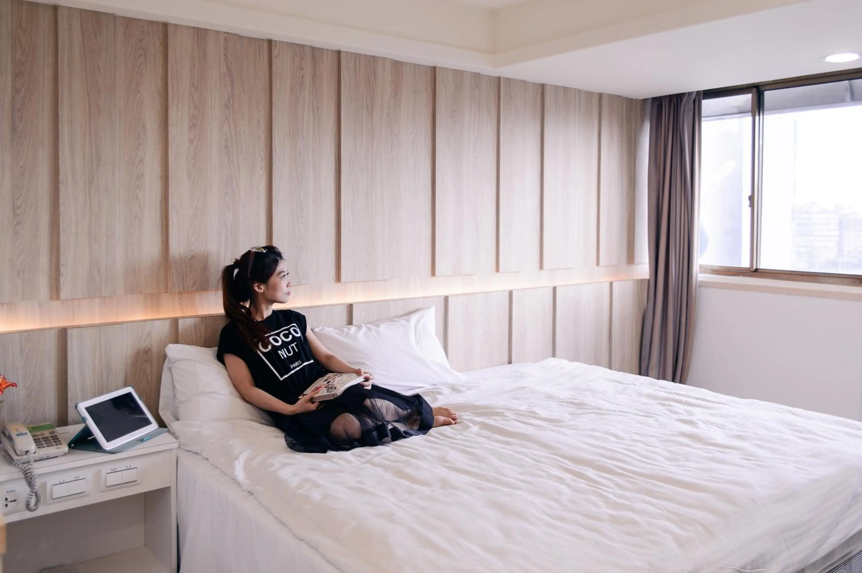 Guests, Bed in KIWI-Taichung Station Branch 1