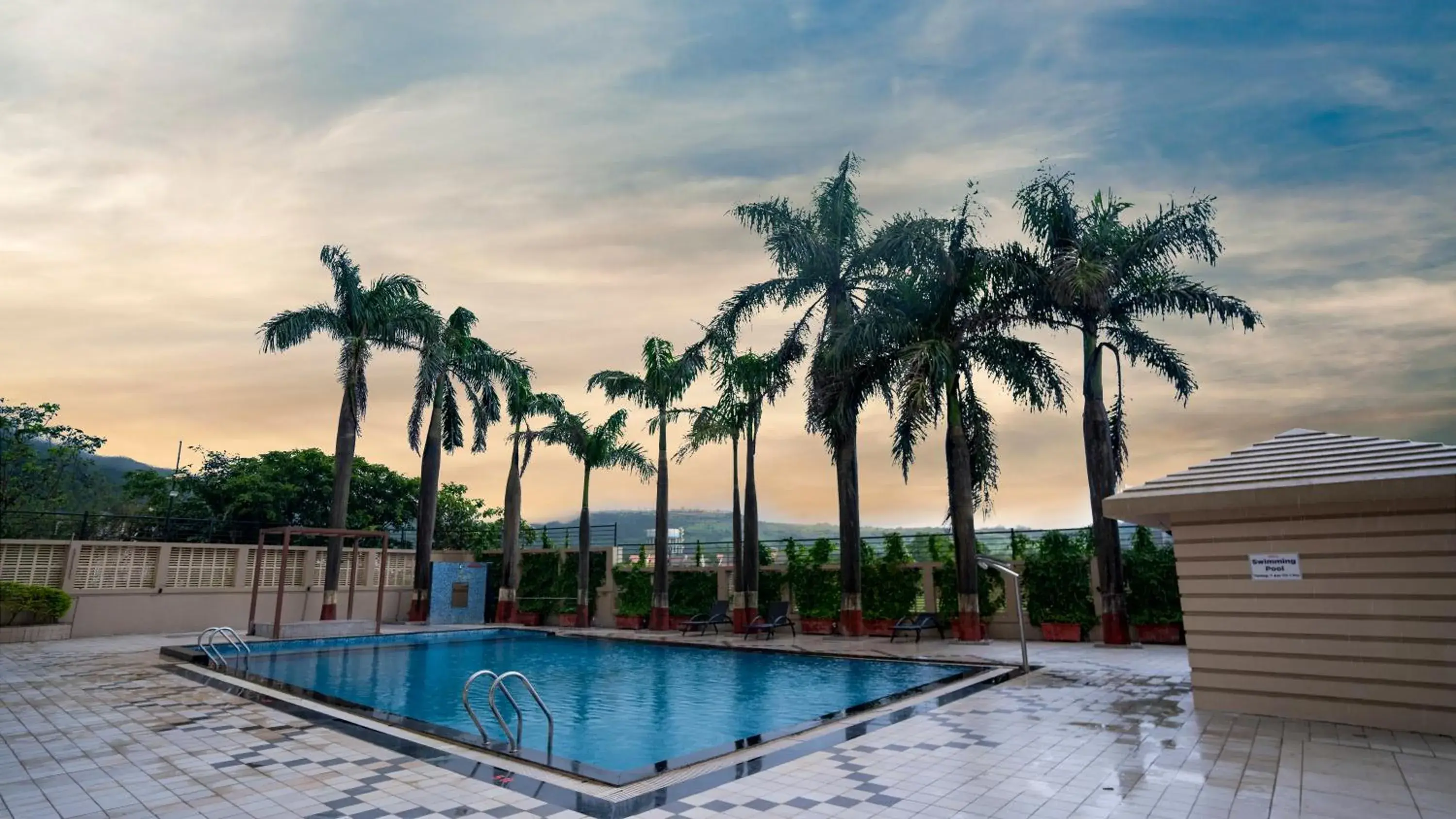 Pool view in 7 Apple Resort, Lonavala Pool view in 7 Apple Resort, Lonavala