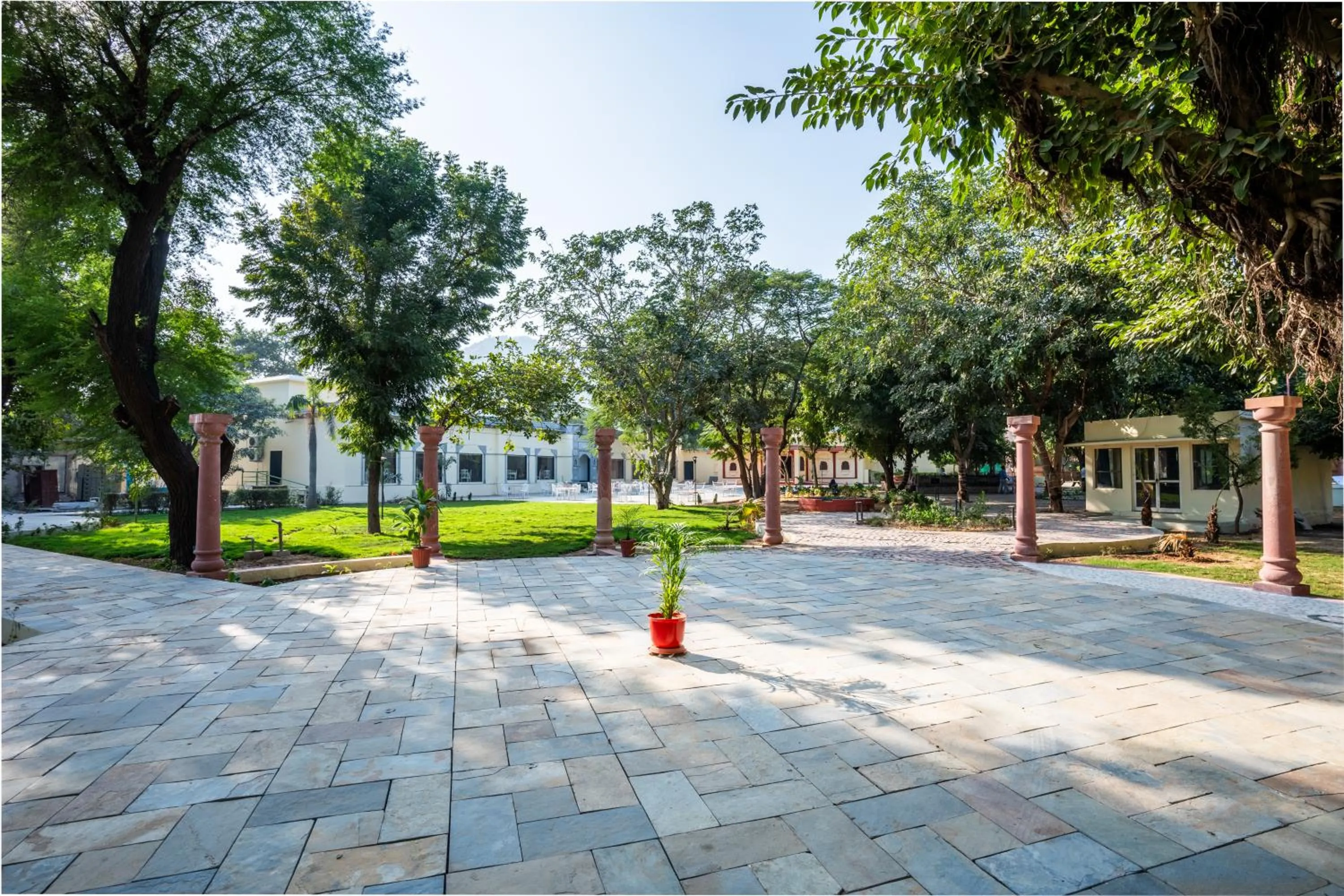 Natural landscape in JuSTa Alwarbagh Sariska