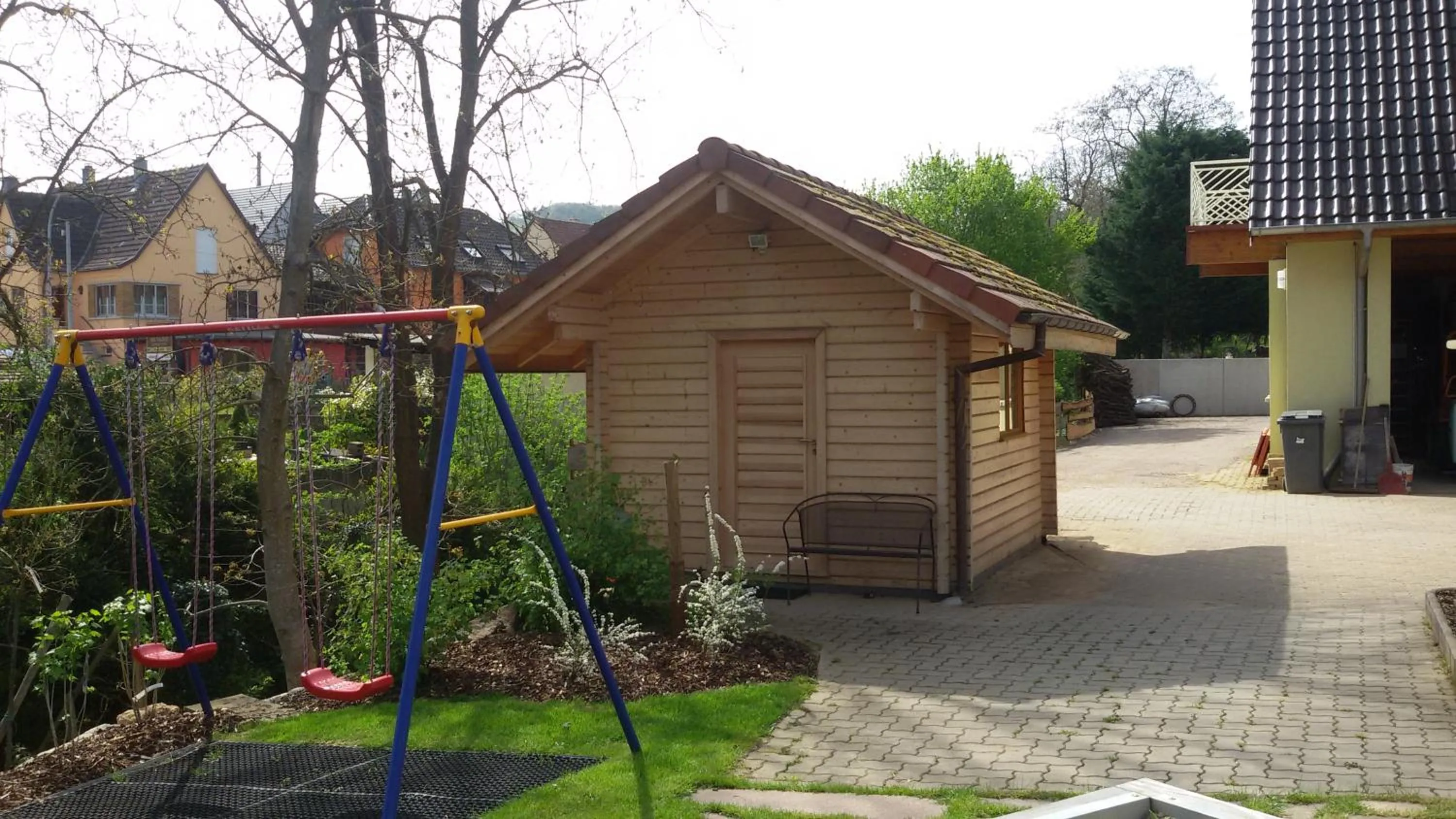 Children play ground in Gite des Merles