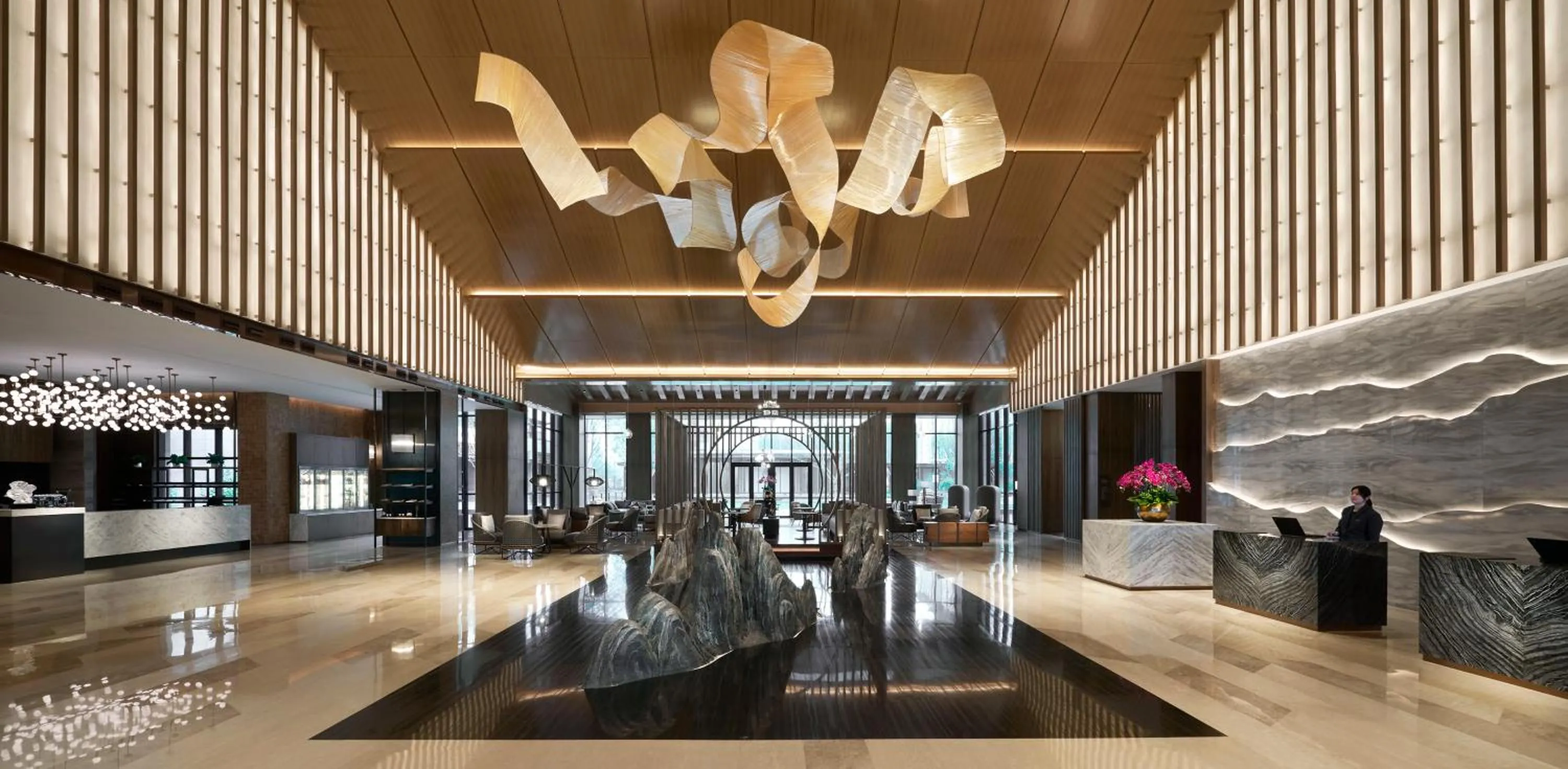 Lobby or reception in Hyatt Regency Beijing Shiyuan
