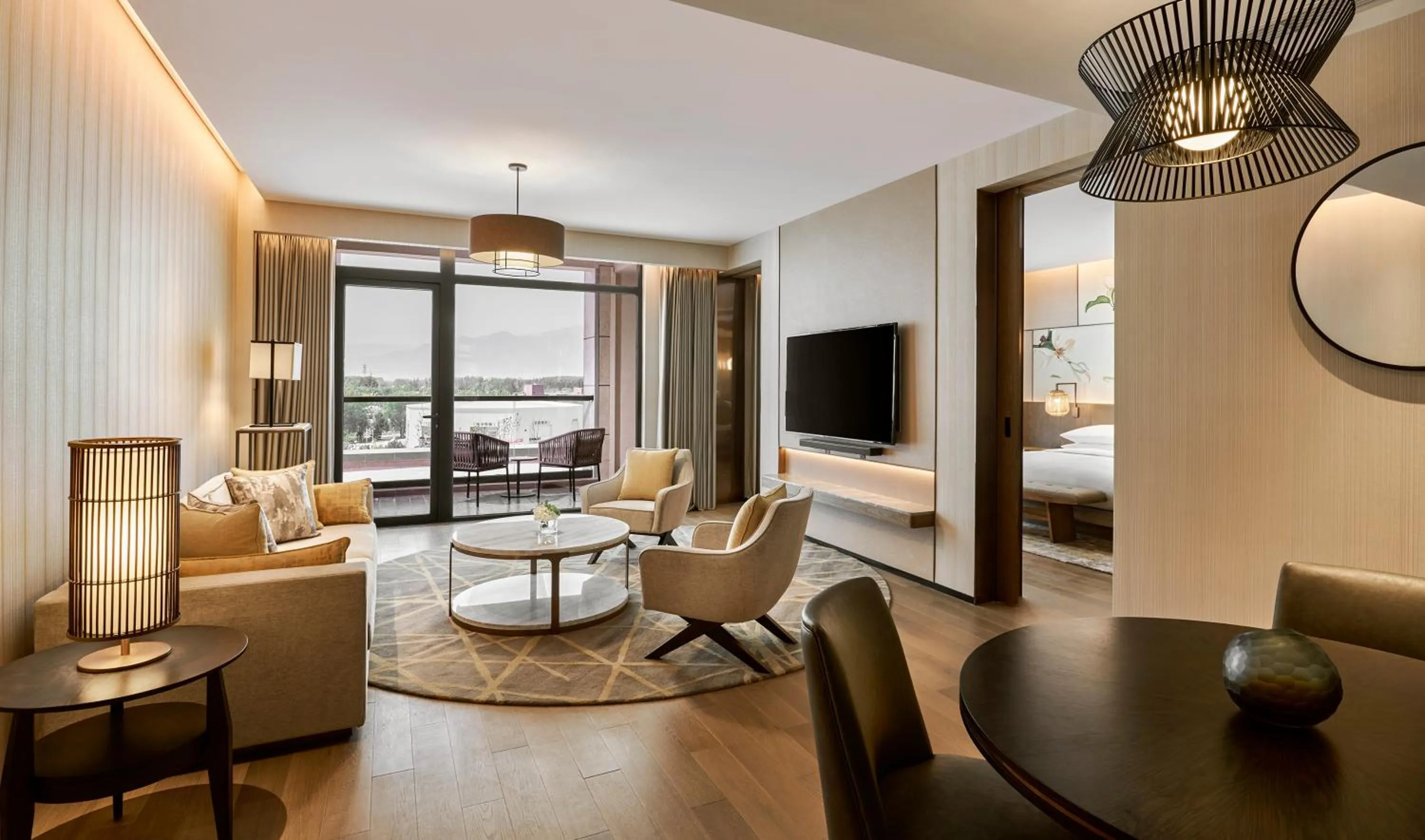 Living room in Hyatt Regency Beijing Shiyuan