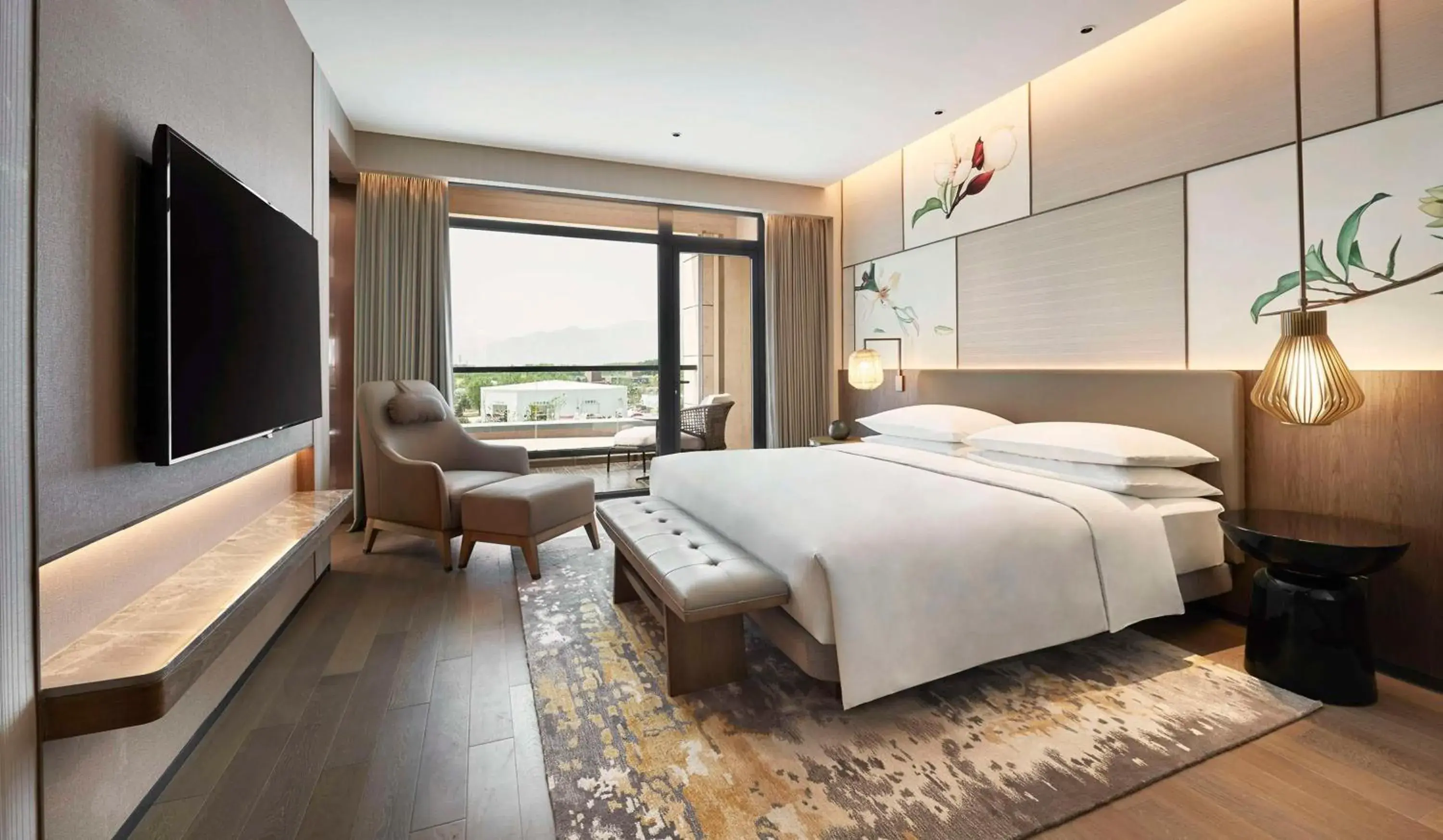 Photo of the whole room in Hyatt Regency Beijing Shiyuan Photo of the whole room in Hyatt Regency Beijing Shiyuan