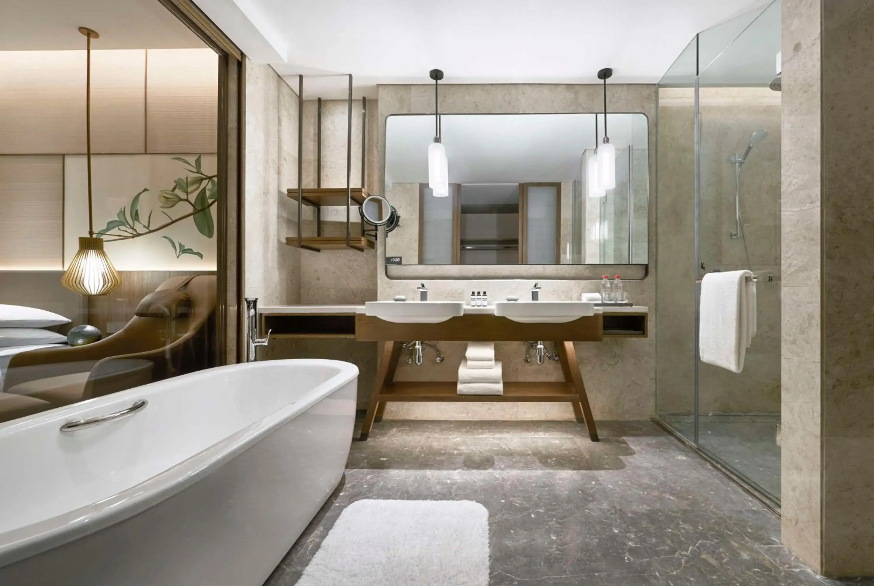 Bathroom in Hyatt Regency Beijing Shiyuan Bathroom in Hyatt Regency Beijing Shiyuan