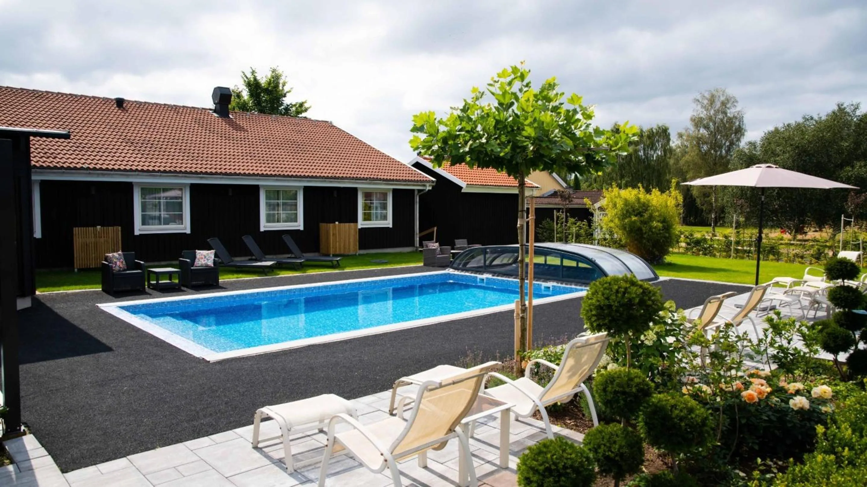 Pool view in Best Western Hotel Vrigstad