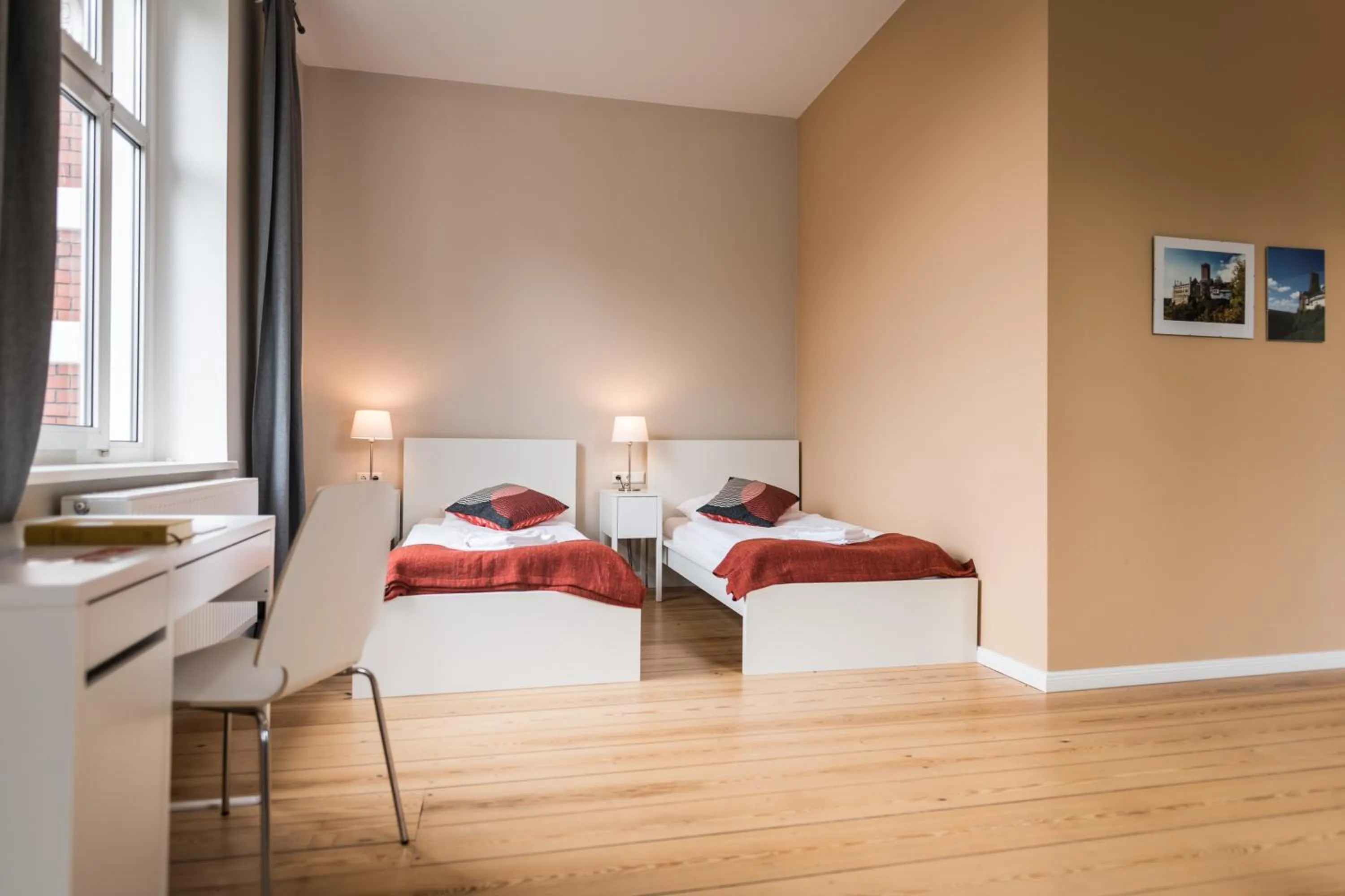 Photo of the whole room, Bed in Johanniterhaus Wittenberg