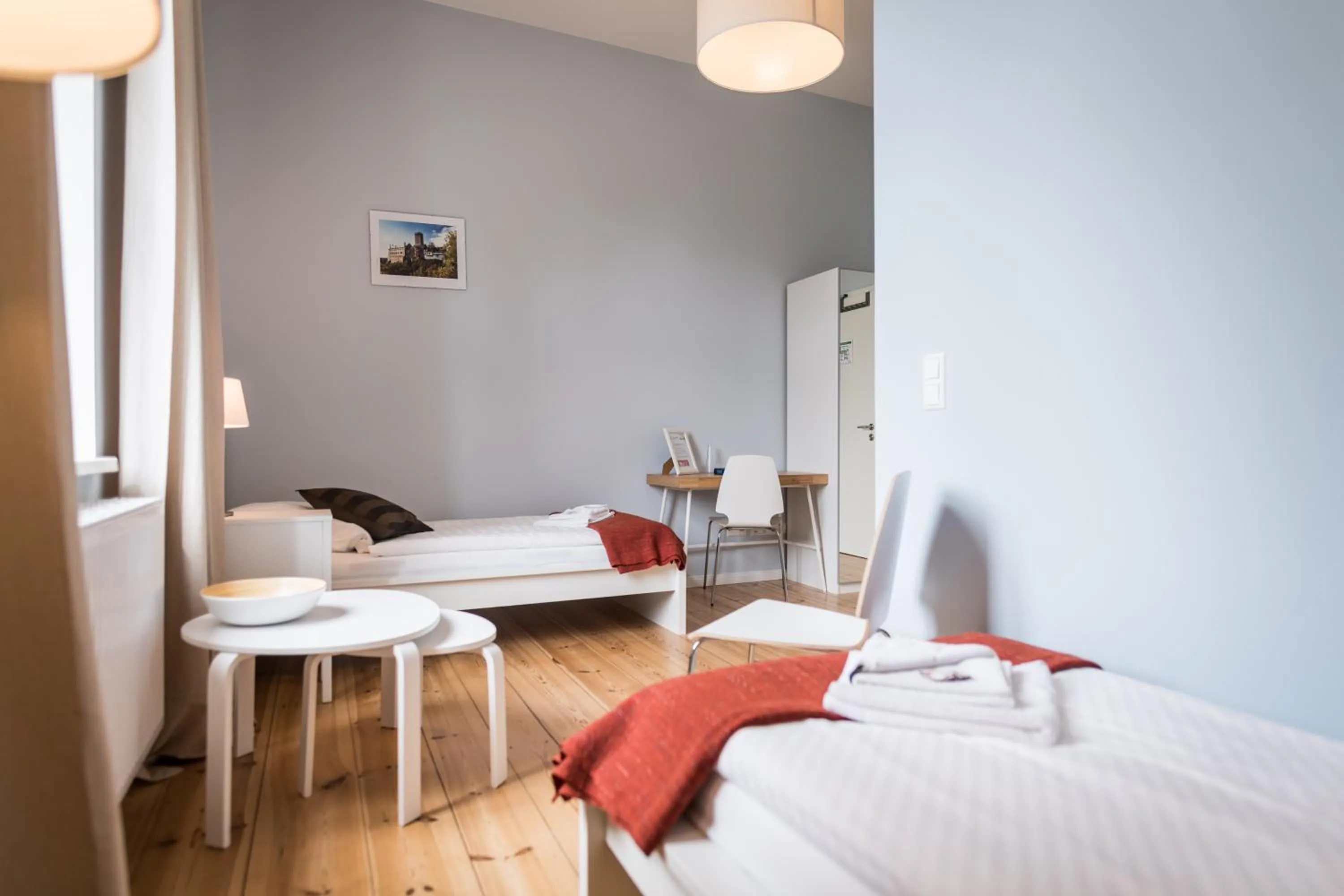 Photo of the whole room, Bed in Johanniterhaus Wittenberg