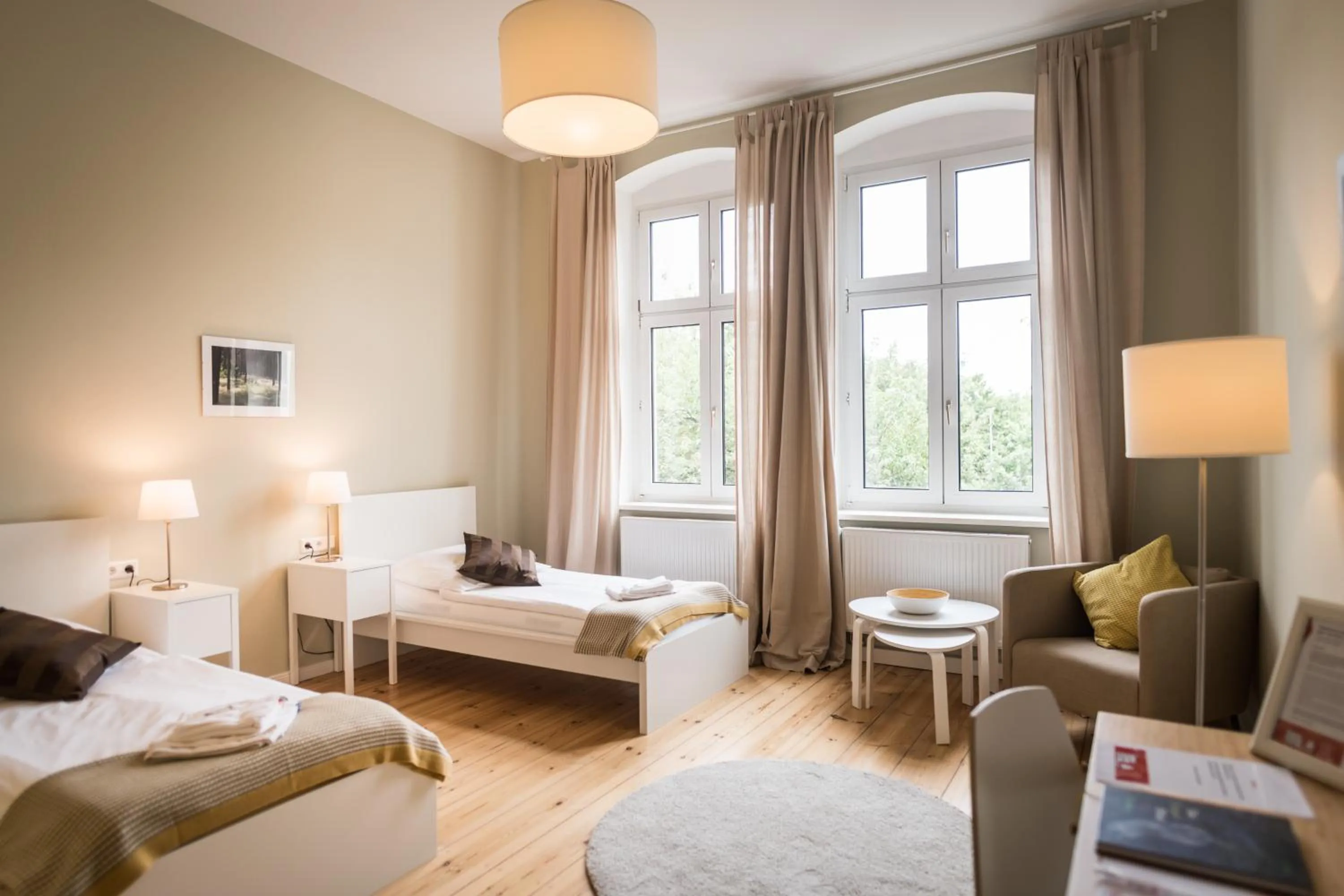 Photo of the whole room, Bed in Johanniterhaus Wittenberg