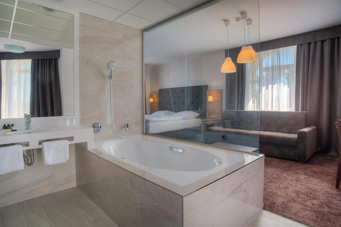 Bed in Hotel Galatea