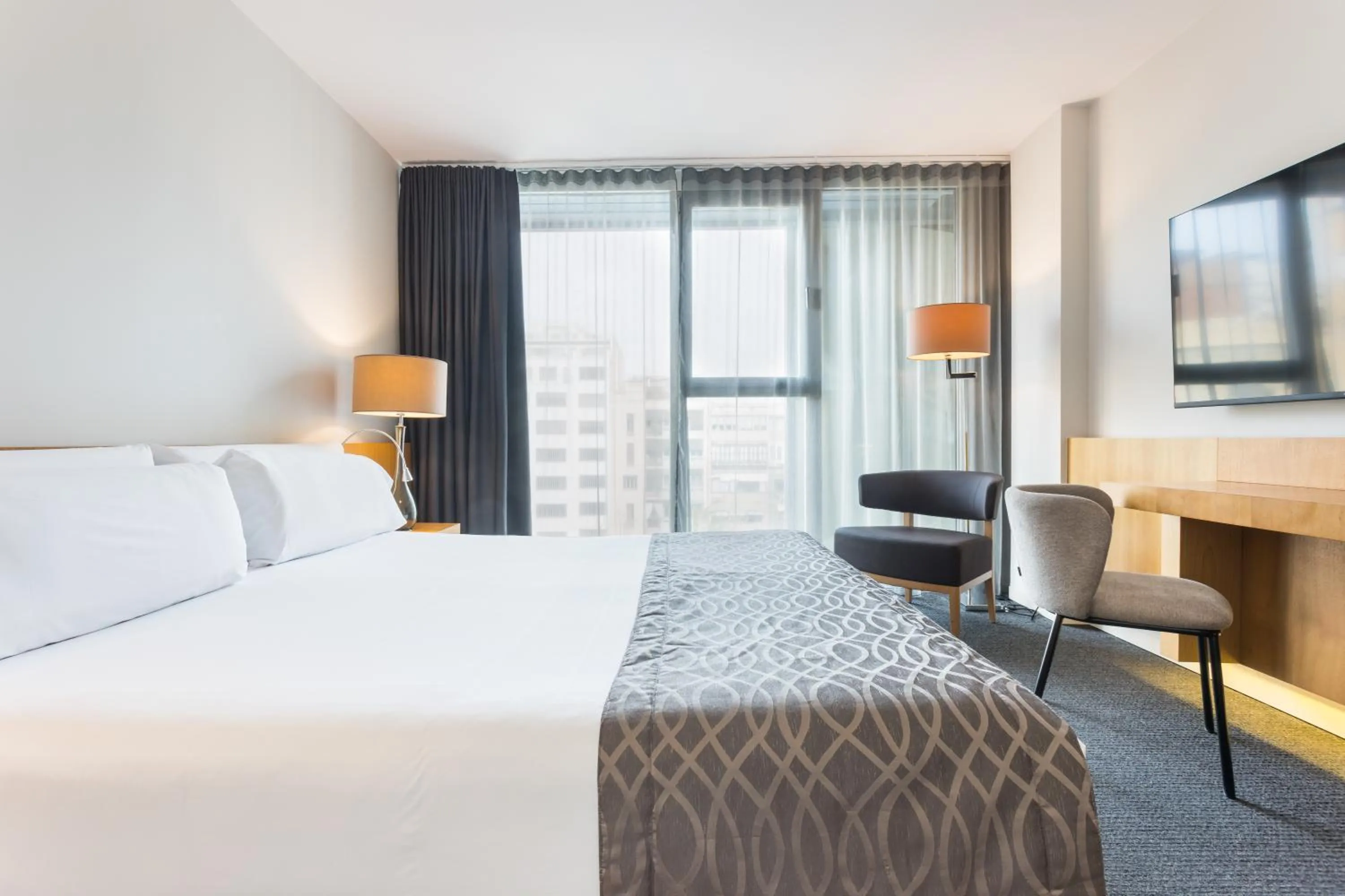 Bedroom, Bed in Hotel Royal Passeig de Gracia