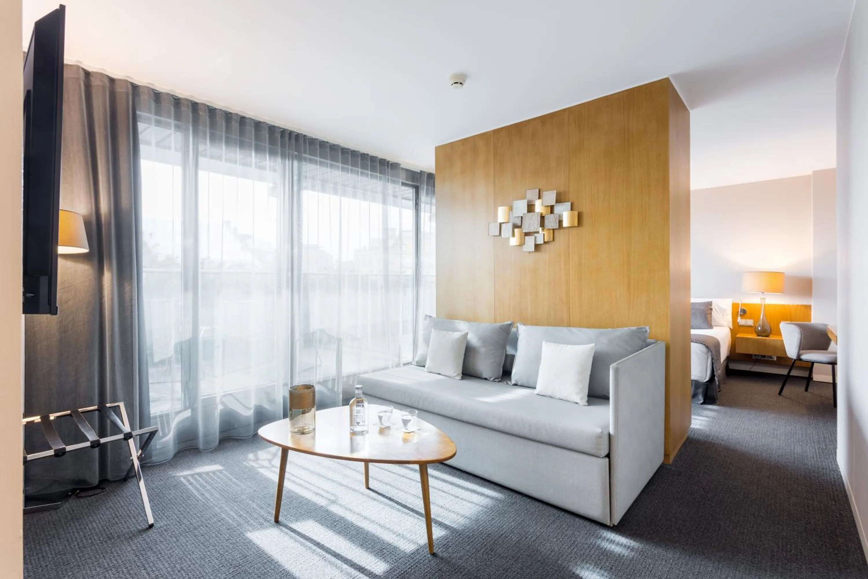 Living room, Bed in Hotel Royal Passeig de Gracia