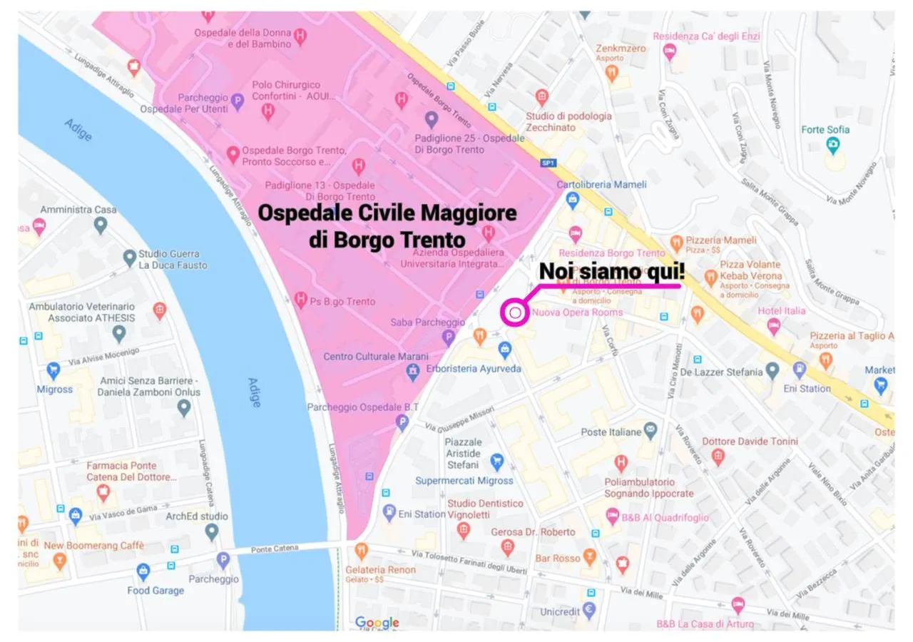 Bird's eye view in Nuova Opera Rooms & Apartment