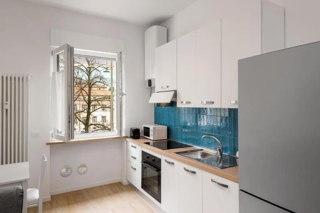 Kitchen or kitchenette in Nuova Opera Rooms & Apartments