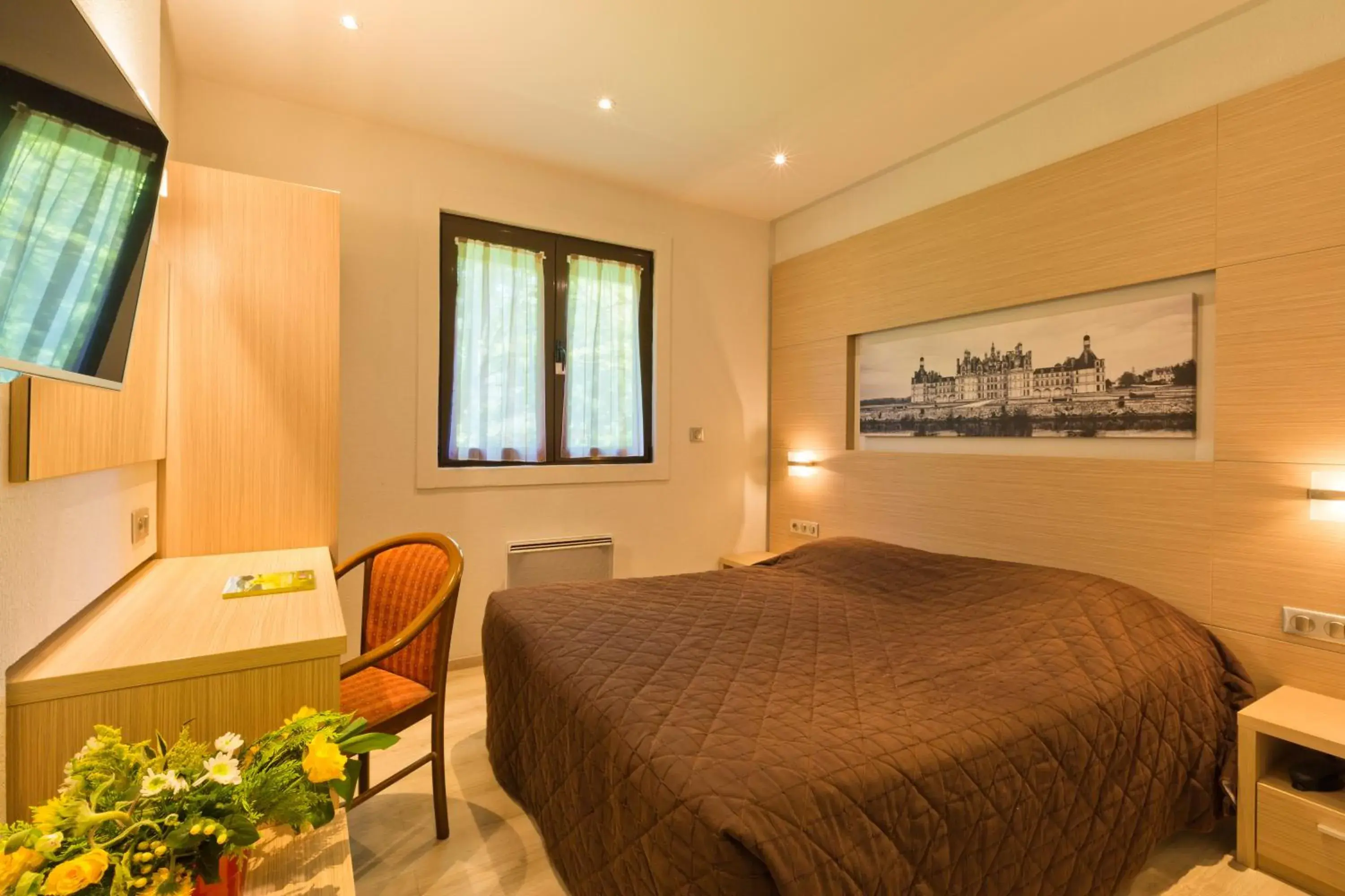 Double Room in Logis Albhotel Grill Double Room in Logis Albhotel Grill