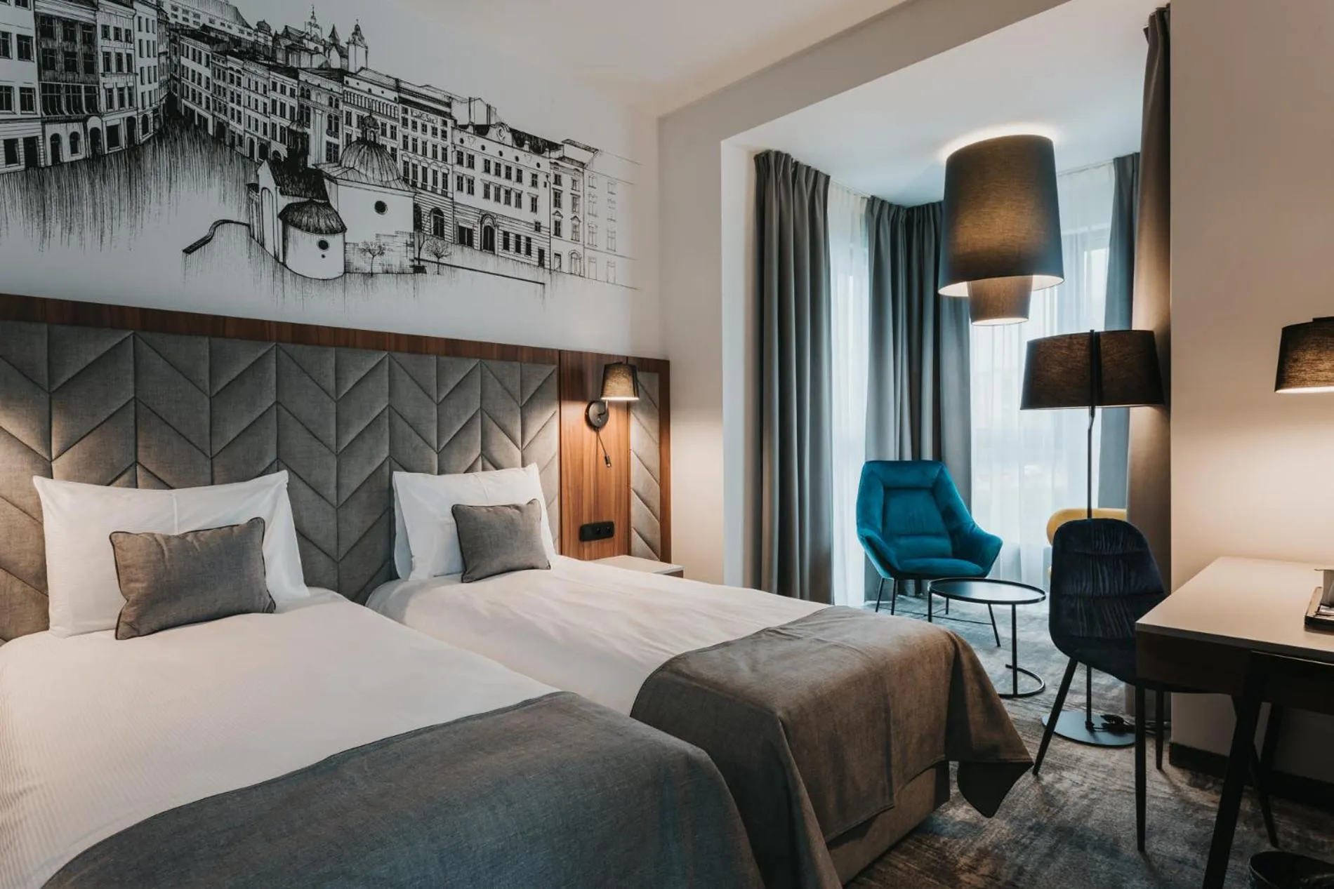 Photo of the whole room, Bed in Focus Hotel Premium Kraków