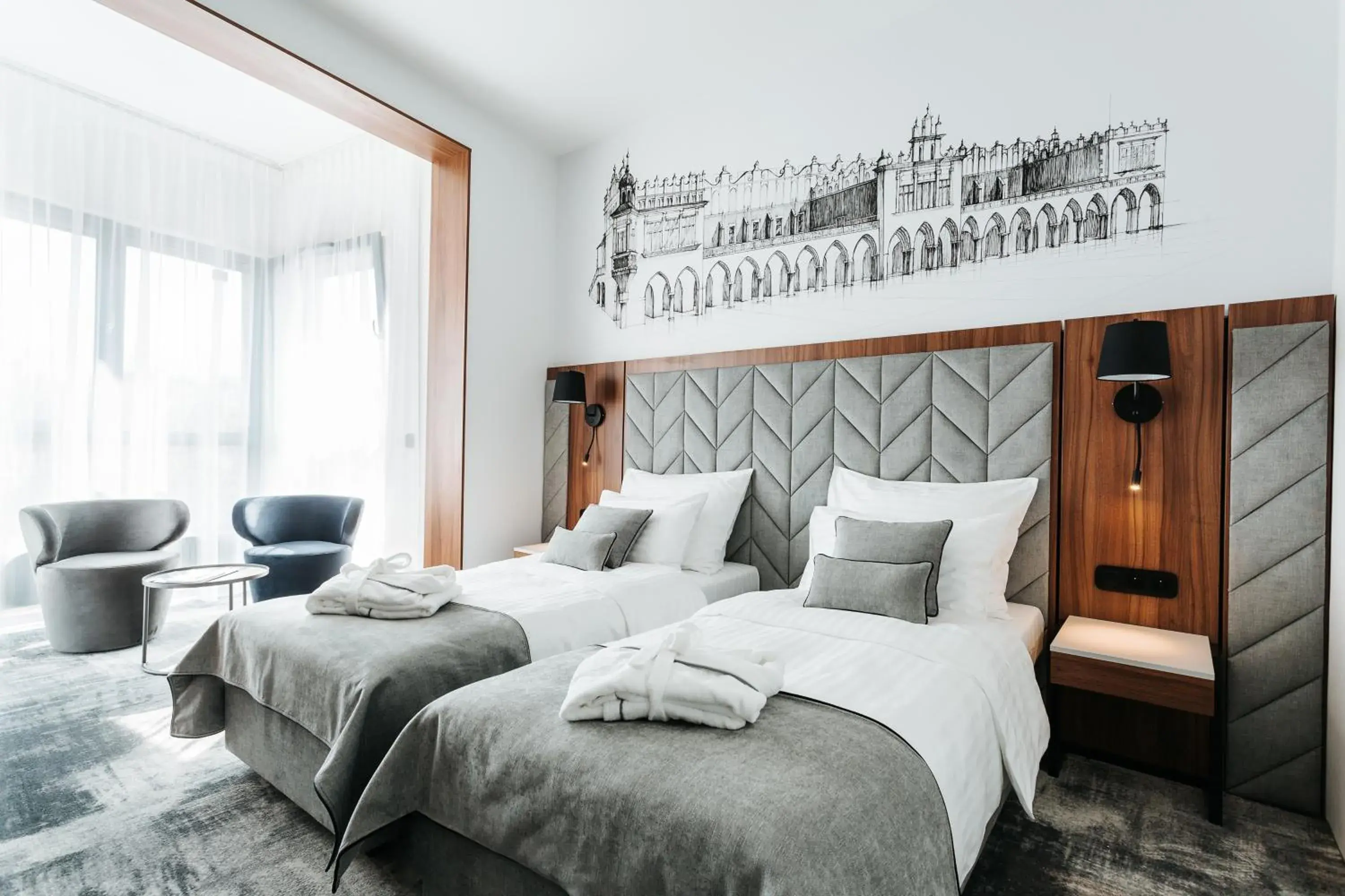 Photo of the whole room, Bed in Focus Hotel Premium Kraków Photo of the whole room, Bed in Focus Hotel Premium Kraków