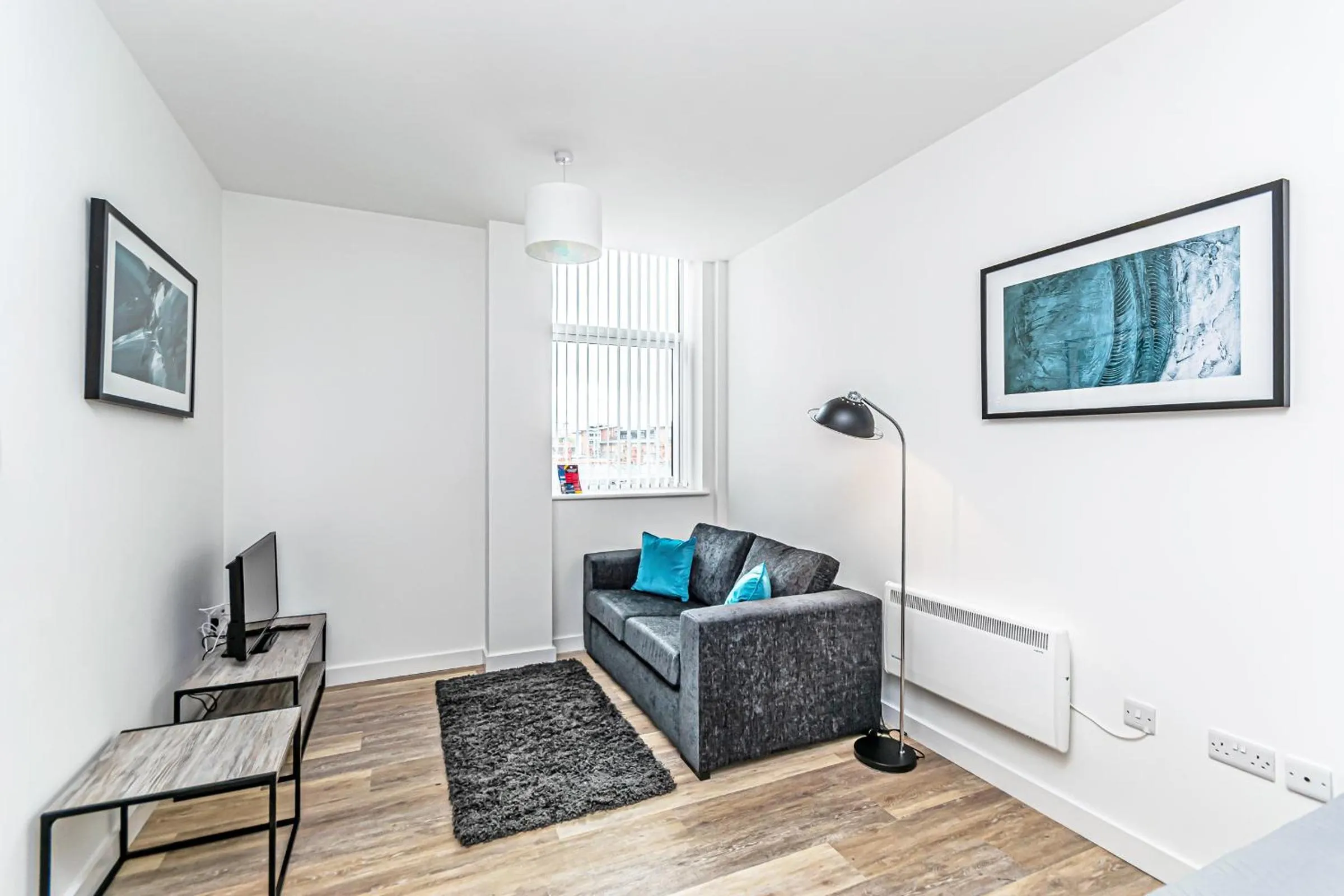 Seating area in City Suites by Guestz