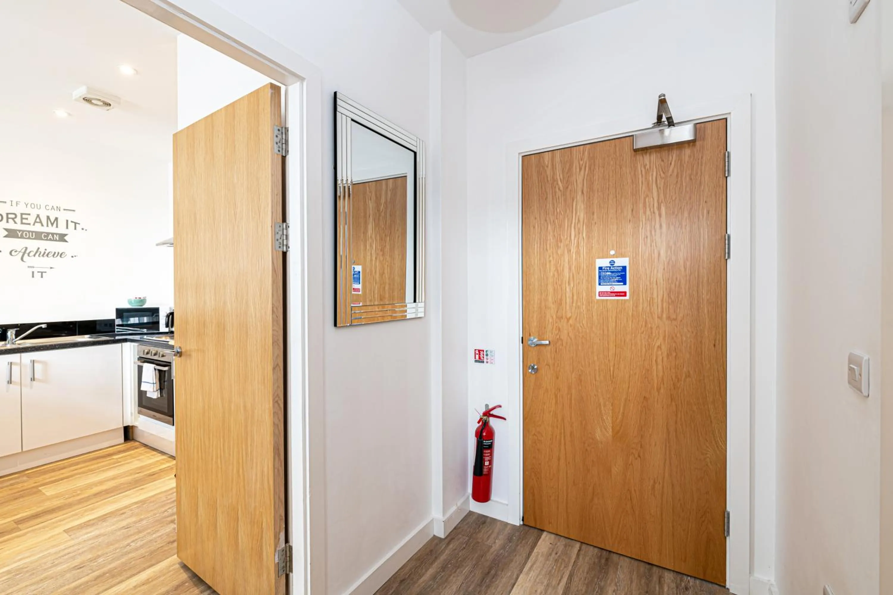 Kitchen or kitchenette in City Suites by Guestz