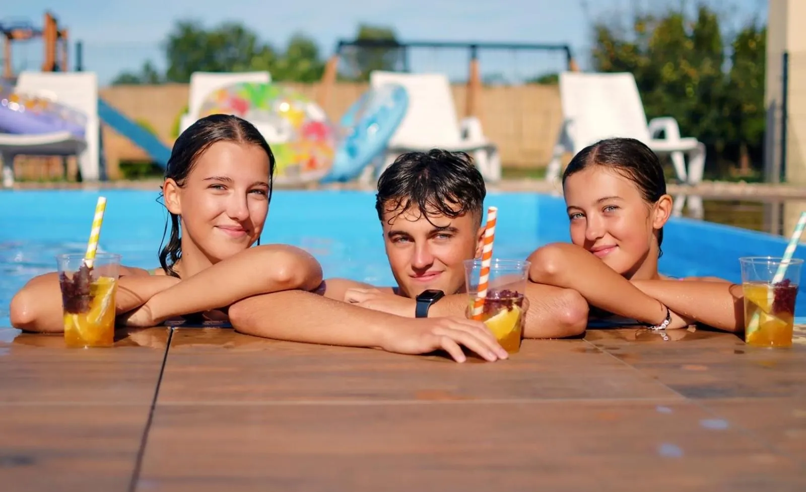Pool view in Amberia