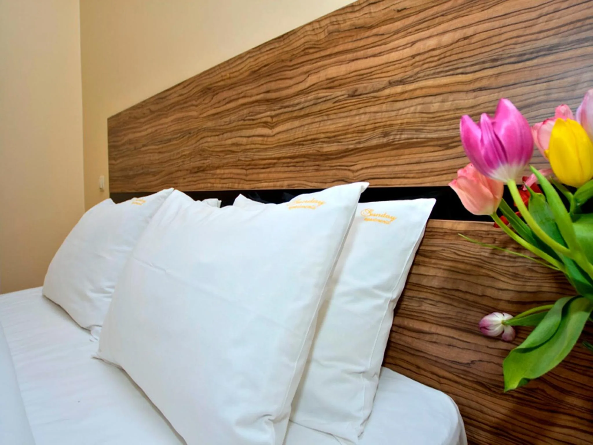 Decorative detail, Bed in Sunday Apart Hotel