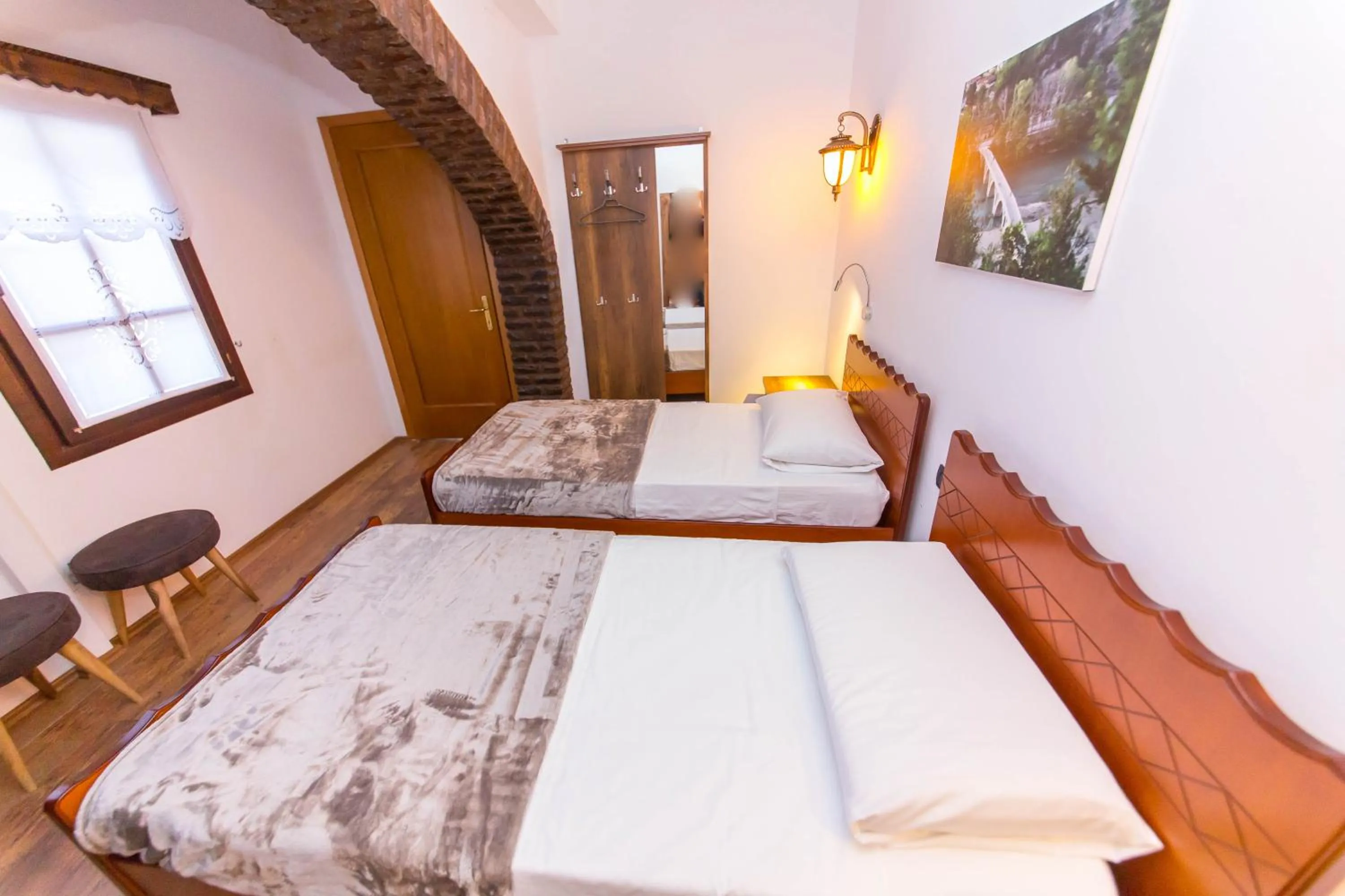 Bedroom, Bed in Heraklis Hotel