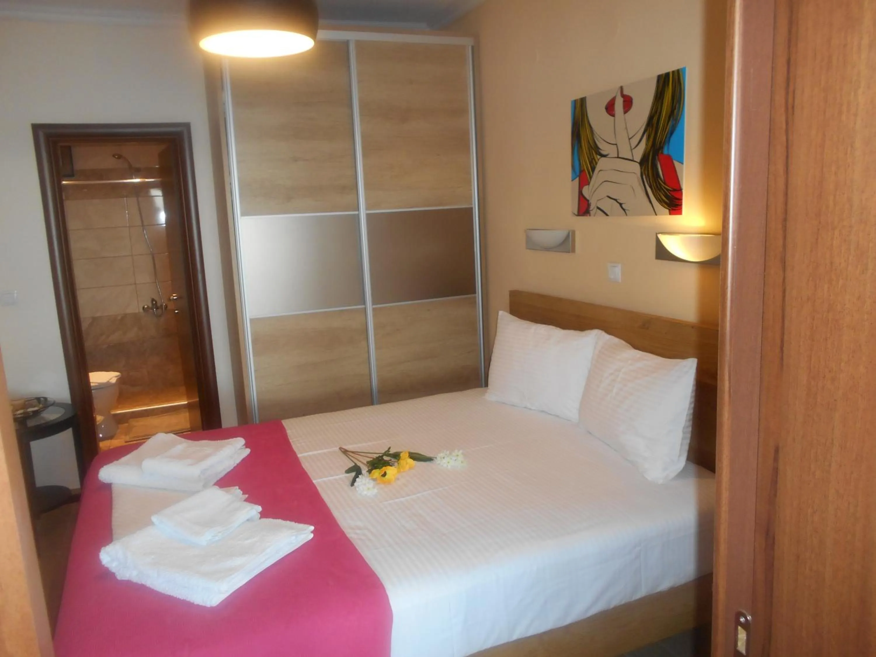 Bed in Olympic Hotel