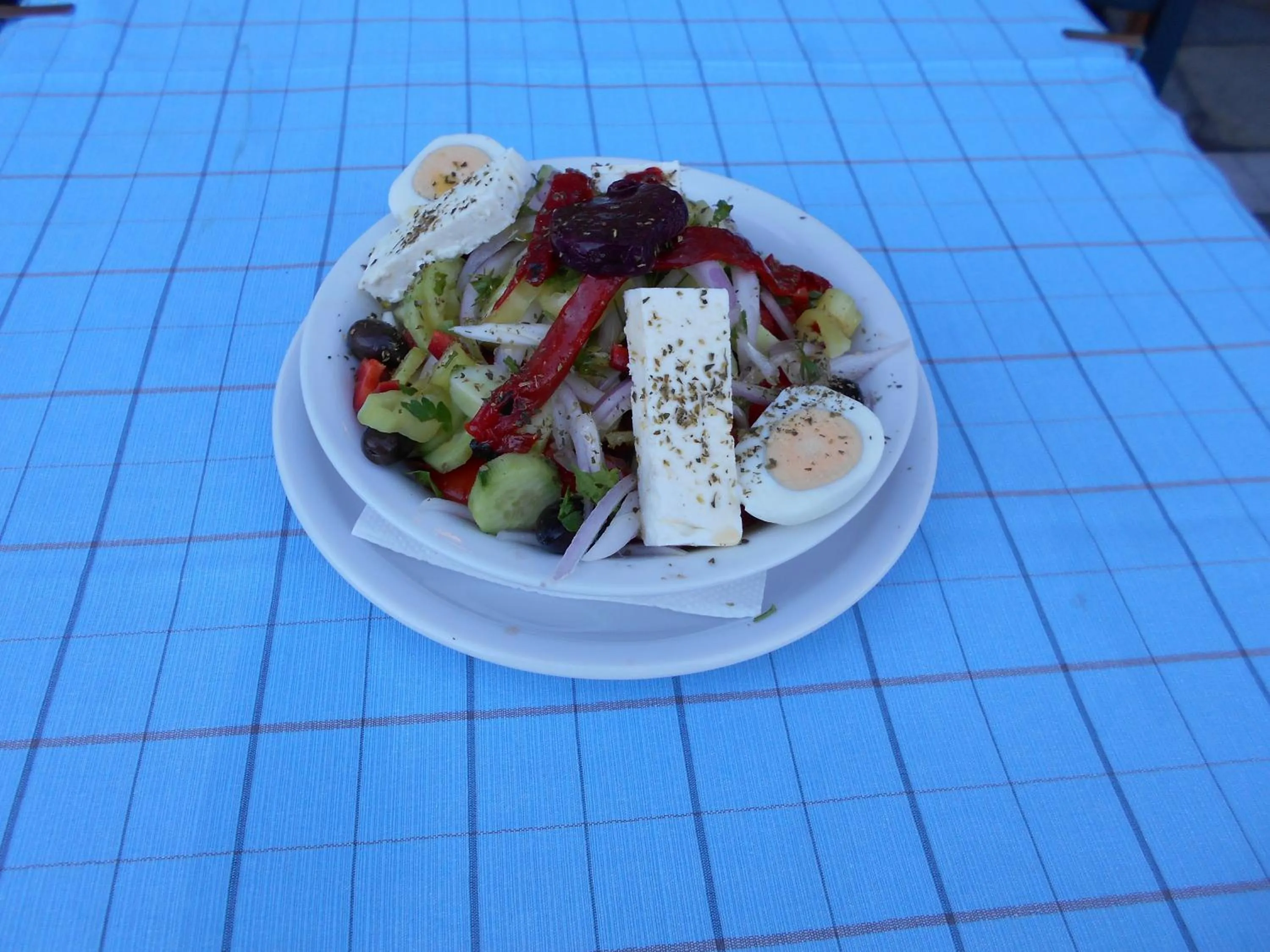 Food close-up in Olympic Hotel
