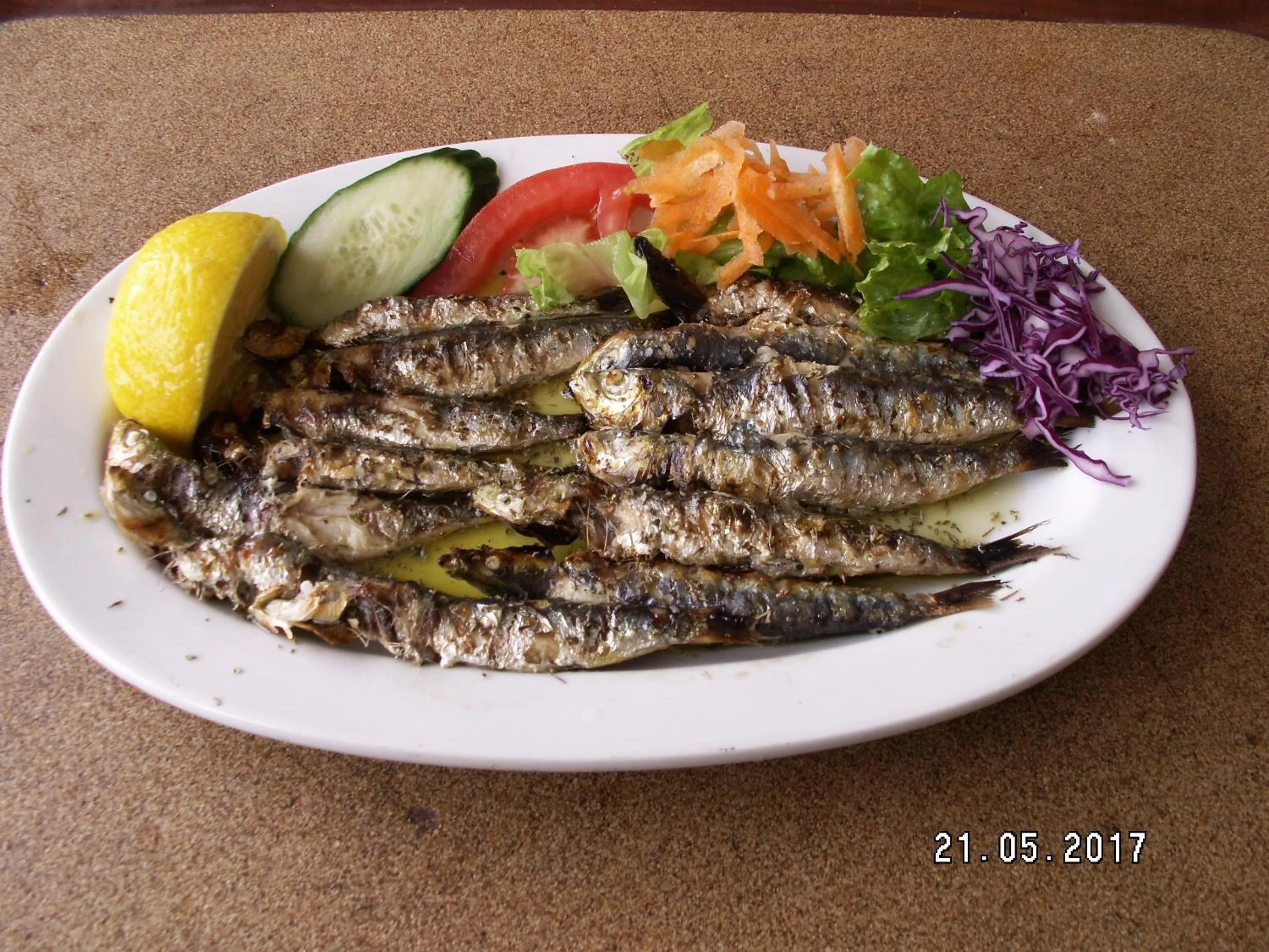 Food close-up in Olympic Hotel