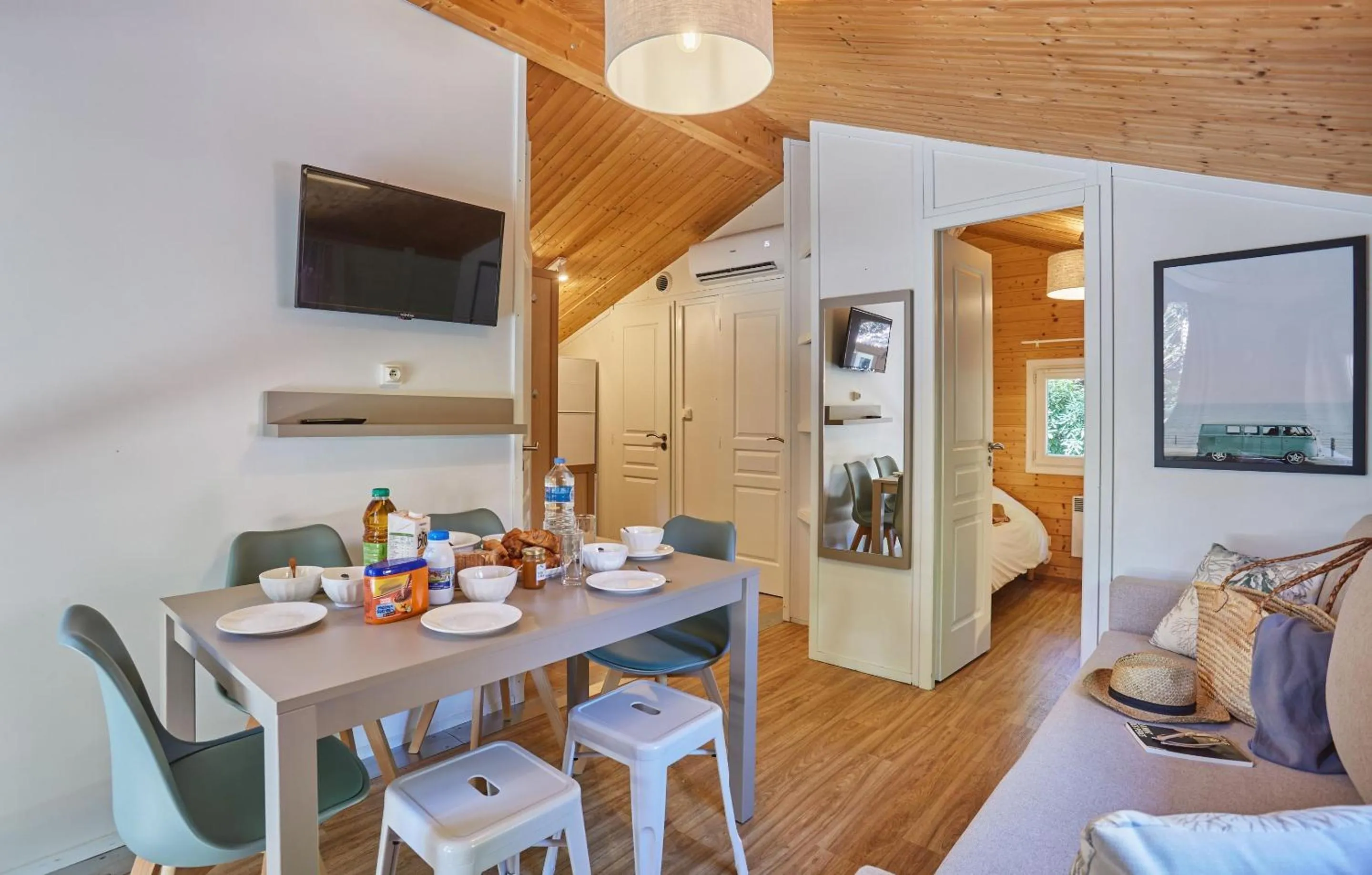 Seating area in Résidence Odalys Shangri-la