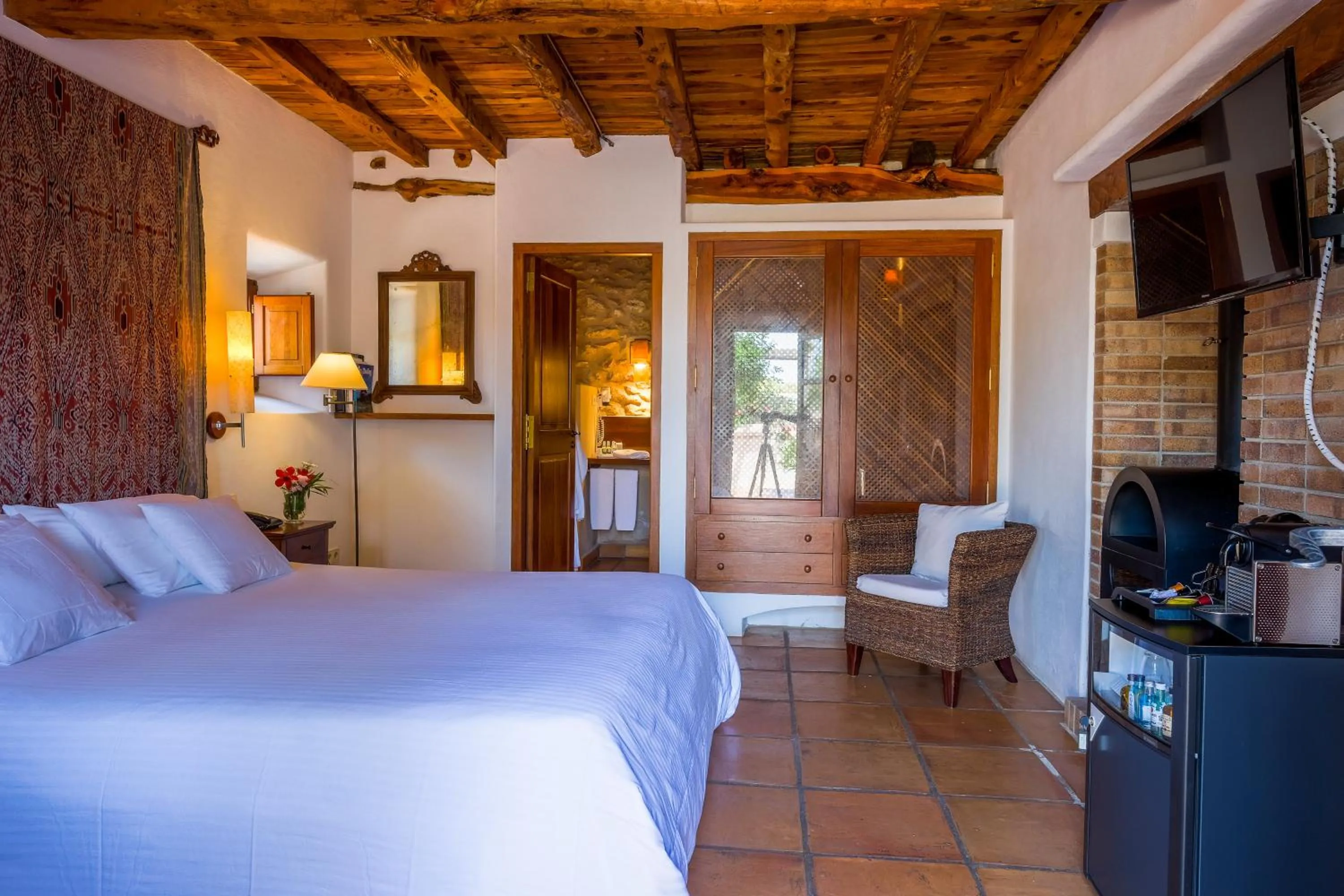 Bedroom, Bed in Can Lluc Boutique Country Hotel & Villas, a member of Beyond Green