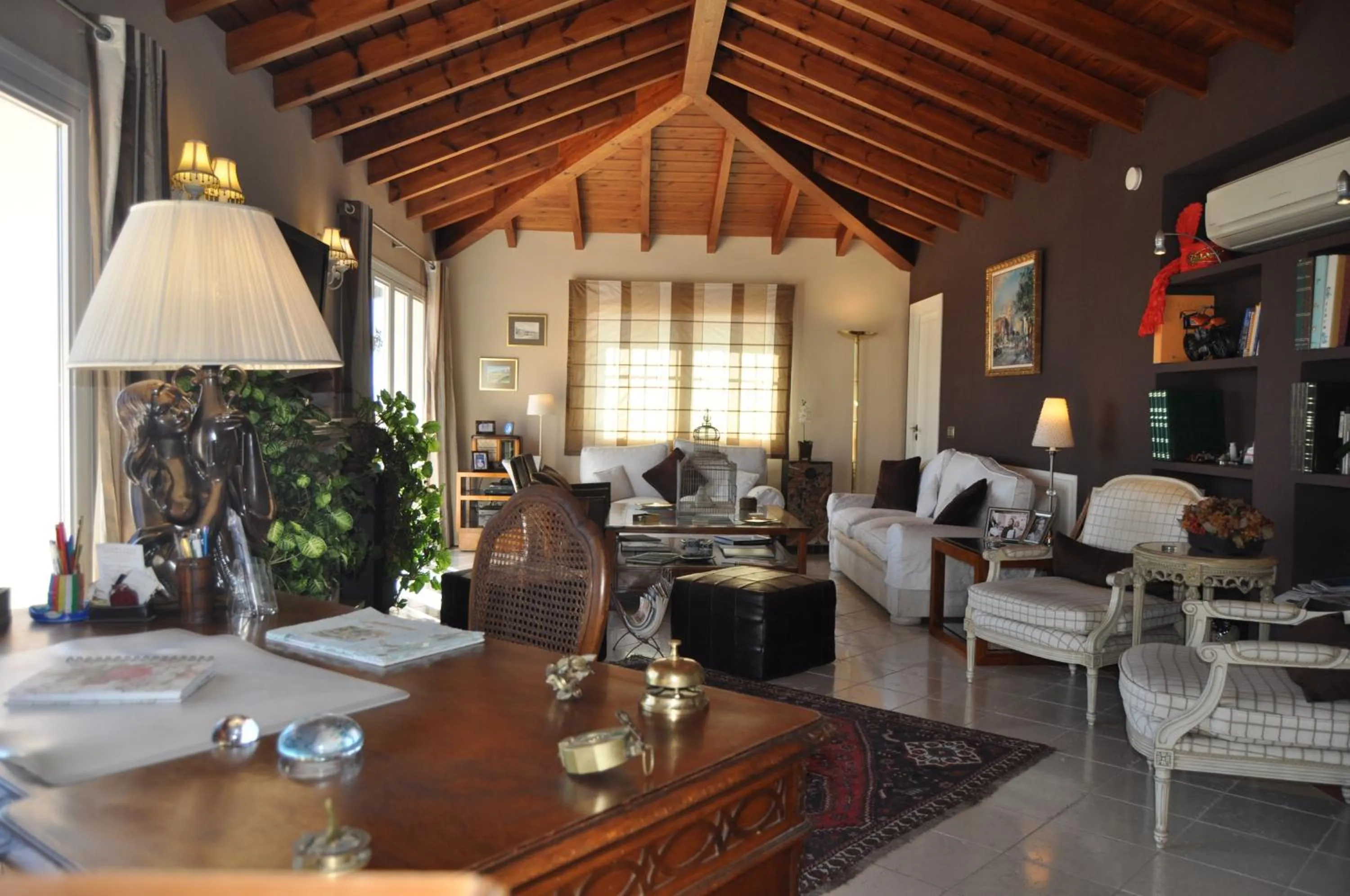 Communal lounge/ TV room in Welcome Inn Nerja guest house Luxury Bed & Breakfast