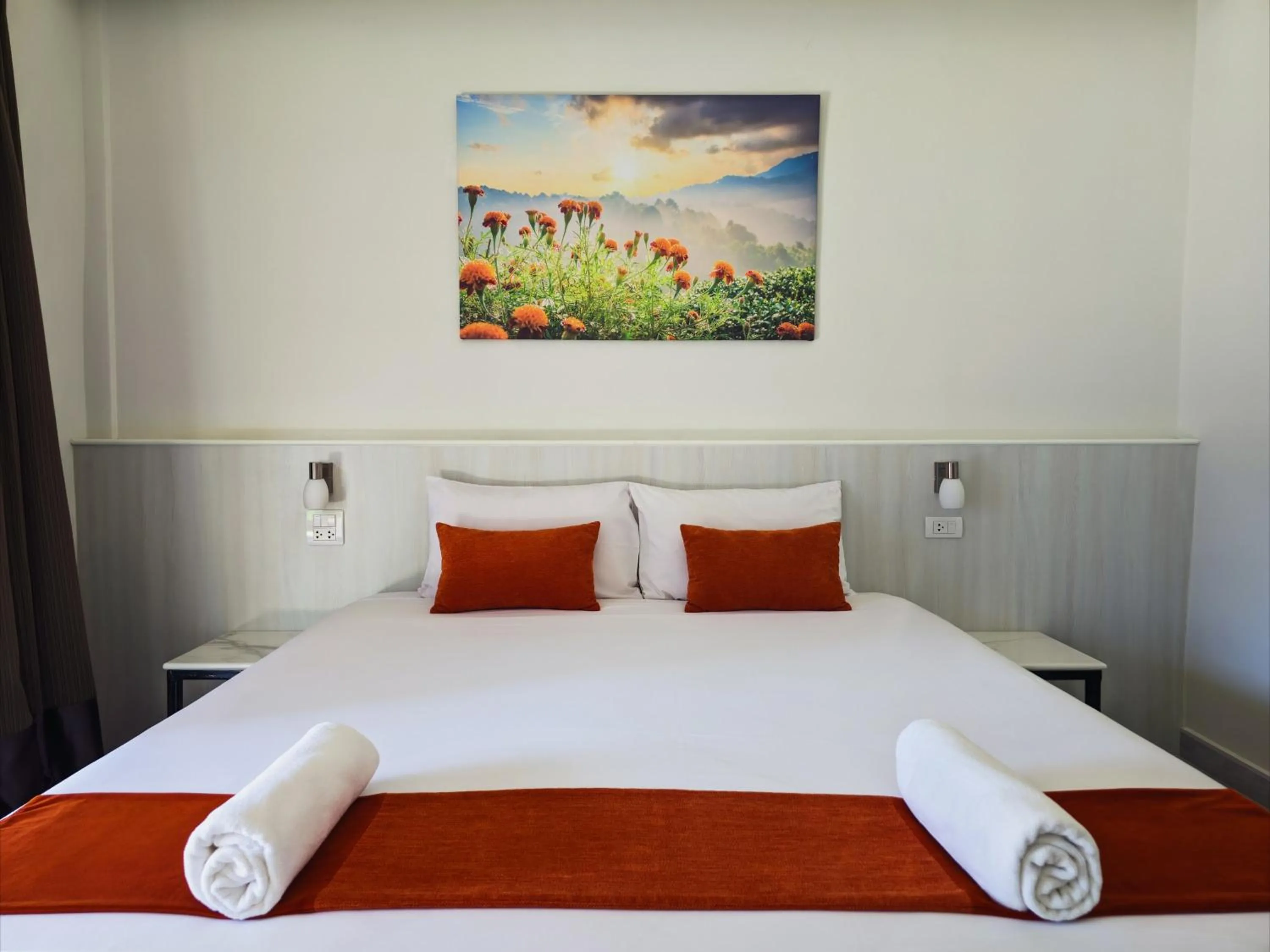 View (from property/room), Bed in Phuket Airport Hotel - SHA Extra Plus