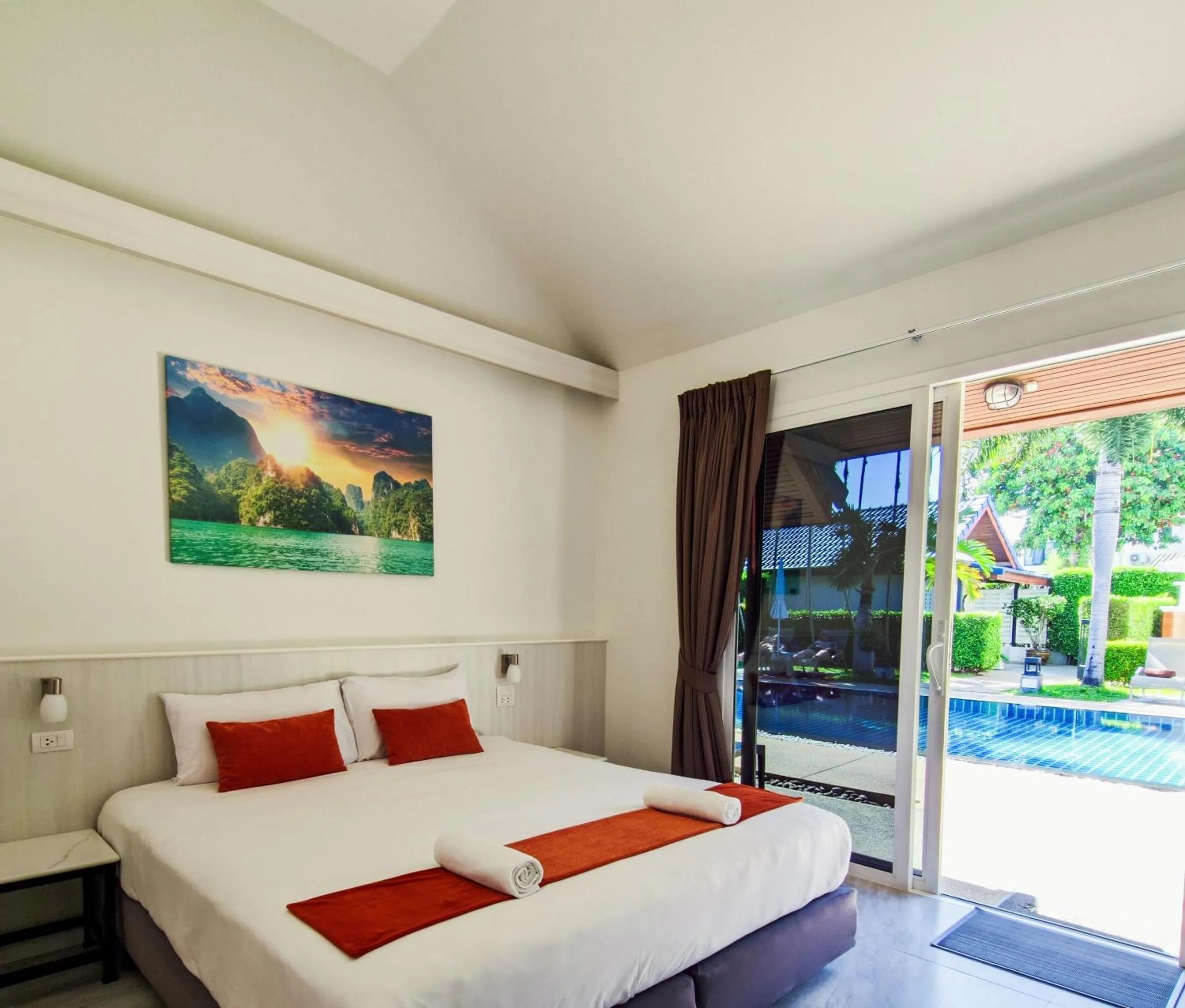 Photo of the whole room, Bed in Phuket Airport Hotel - SHA Extra Plus