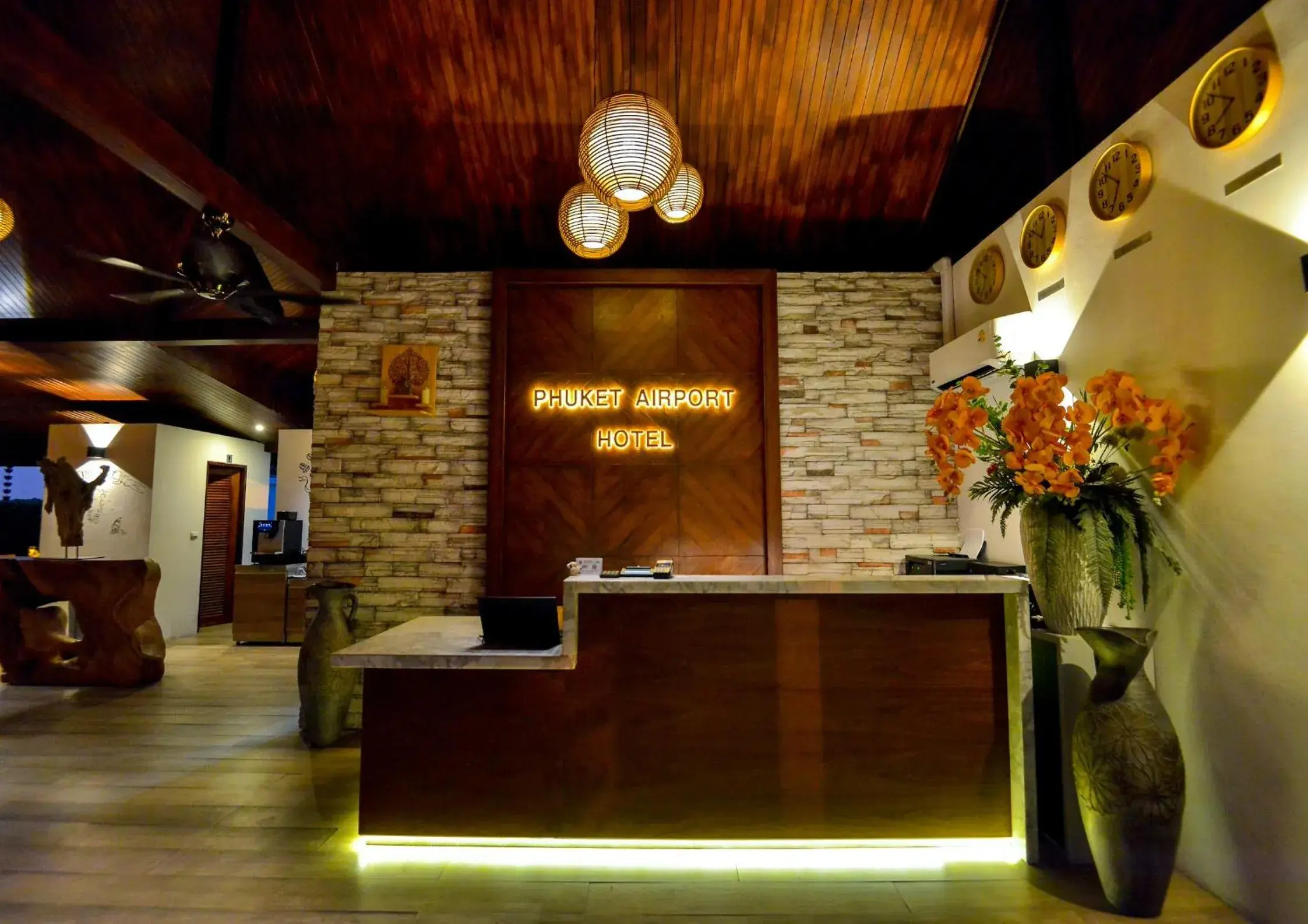 Lobby or reception in Phuket Airport Hotel Lobby or reception in Phuket Airport Hotel