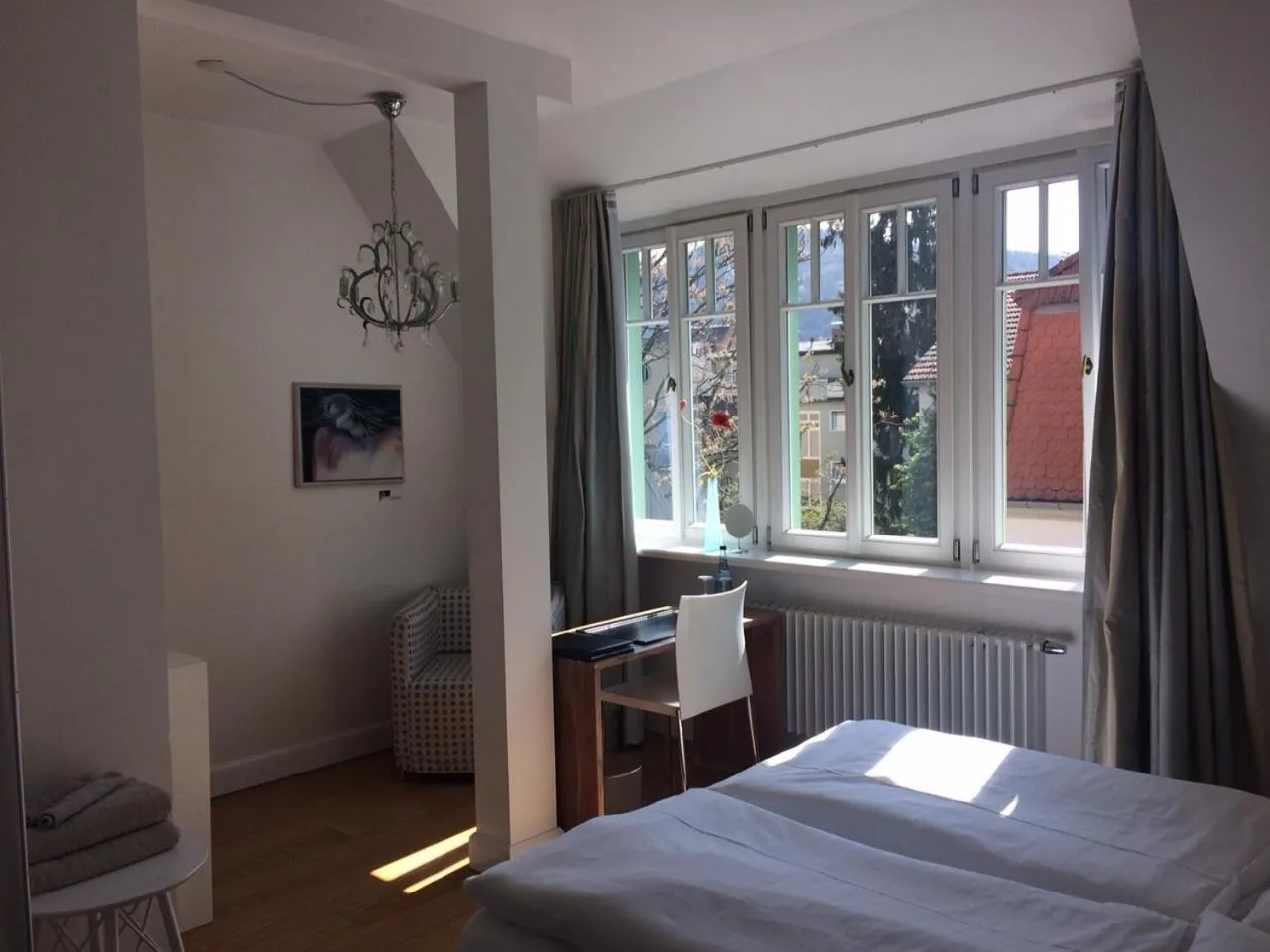 Photo of the whole room, Bed in Hotel Heidelberg Astoria