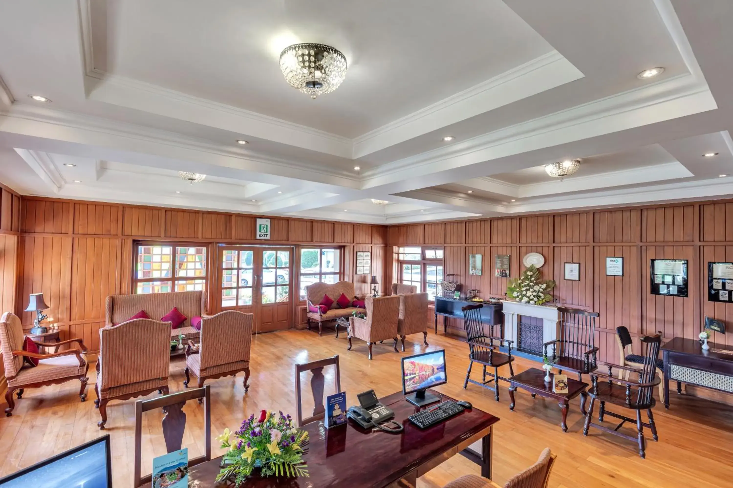 Lobby or reception in Club Mahindra Derby Green, Ooty Lobby or reception in Club Mahindra Derby Green, Ooty