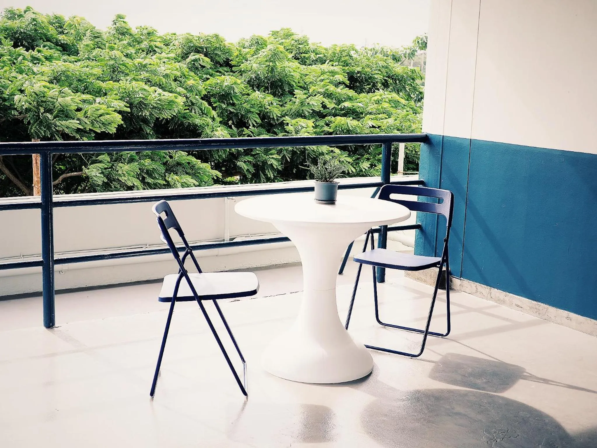 Balcony/Terrace in Yam Yen Hostel