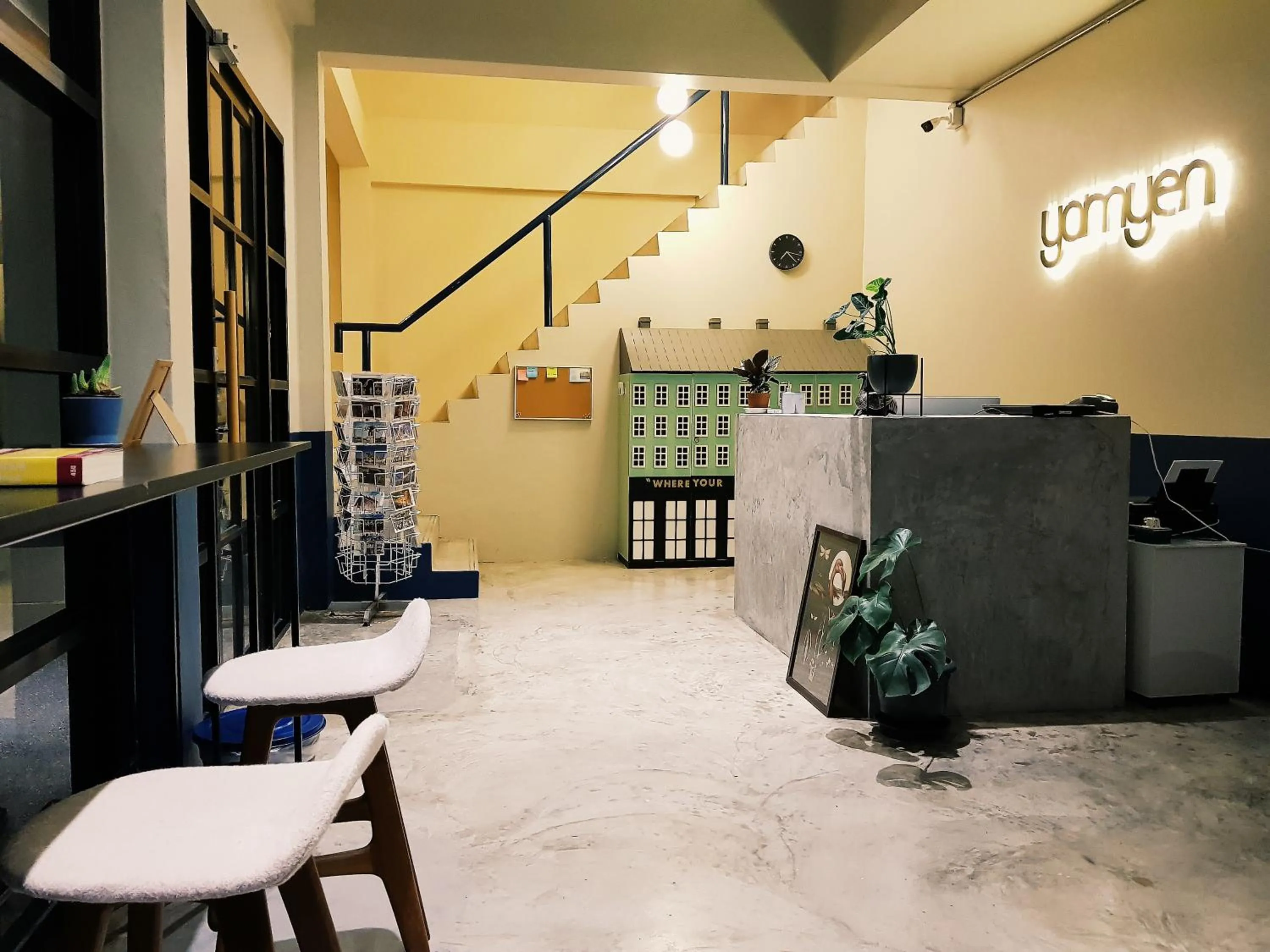 Lobby or reception in Yam Yen Hostel
