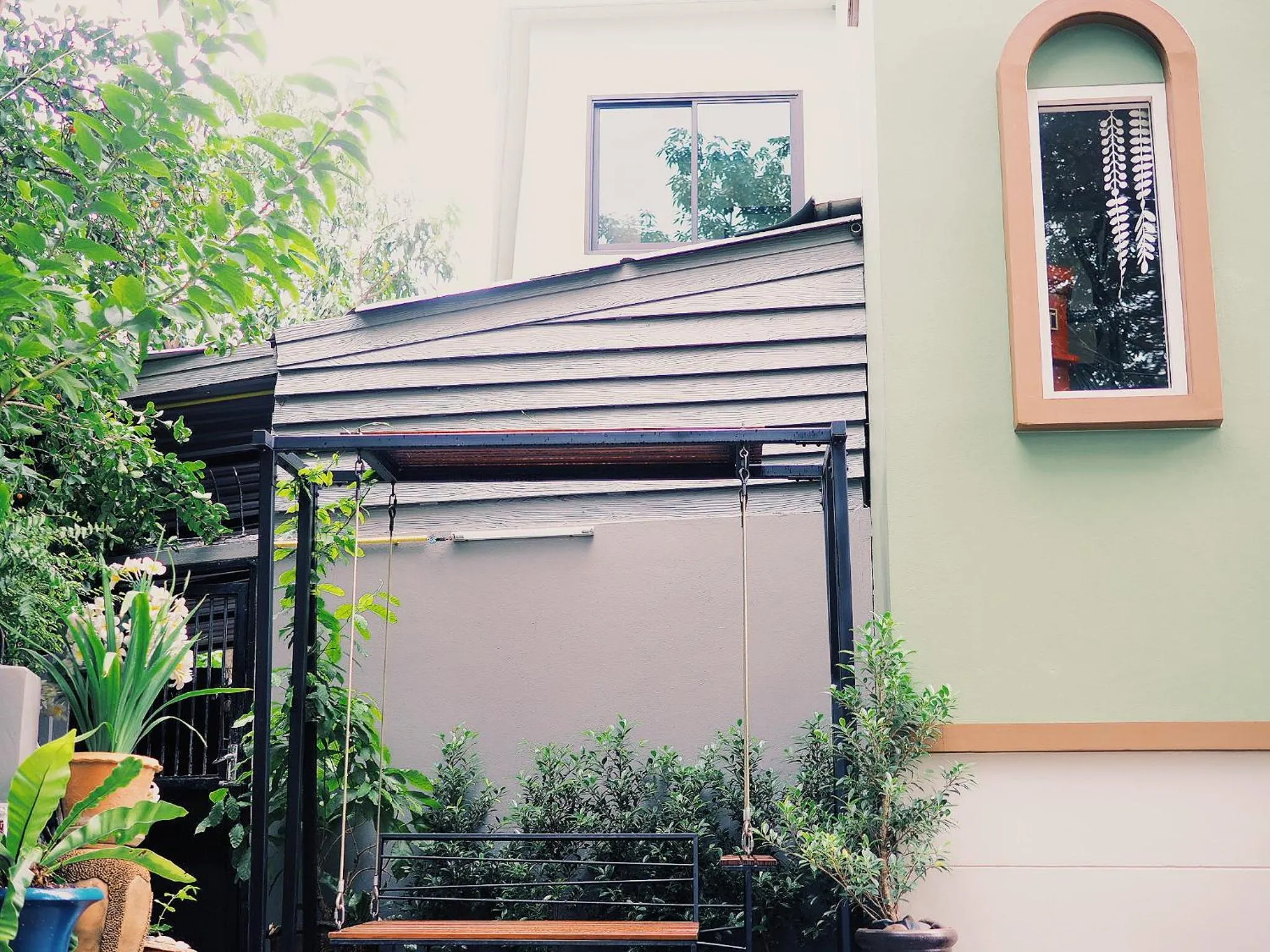 Garden in Yam Yen Hostel