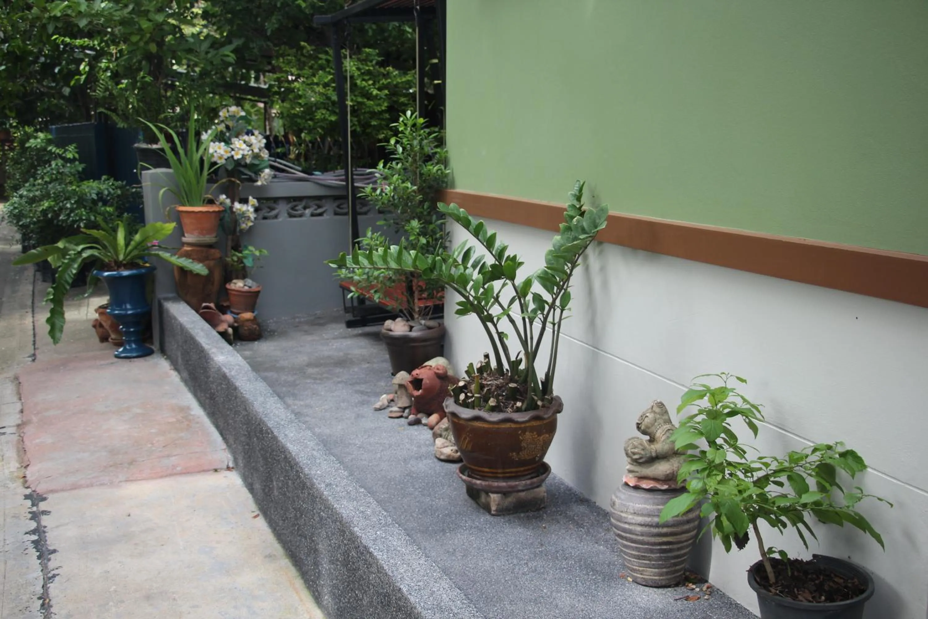 Garden in Yam Yen Hostel