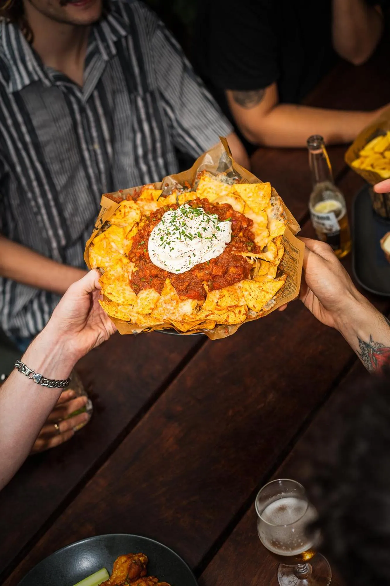 Food close-up in St Christopher's Inn Amsterdam - The Winston