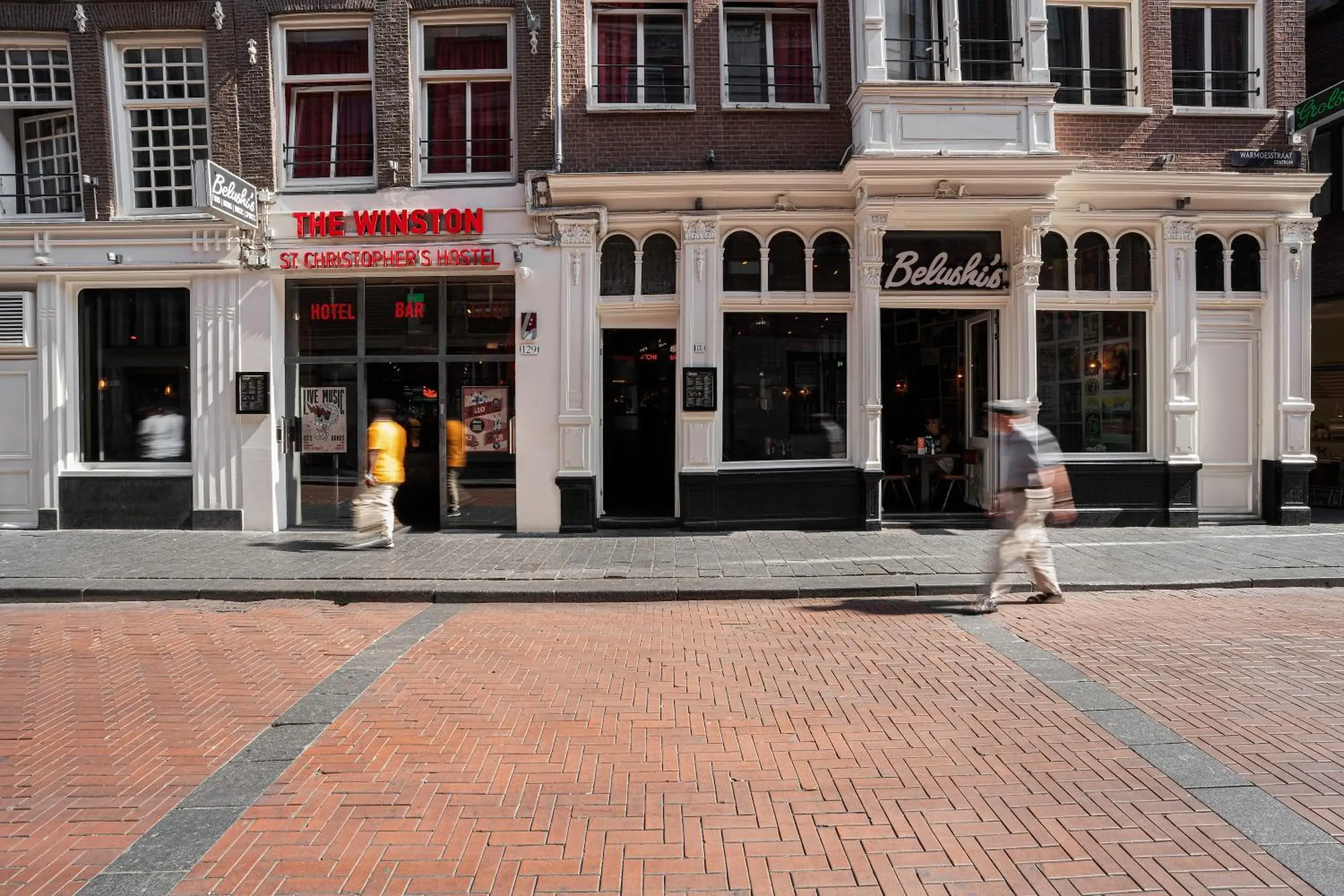 Facade/entrance in St Christopher's Inn Amsterdam - The Winston Facade/entrance in St Christopher's Inn Amsterdam - The Winston