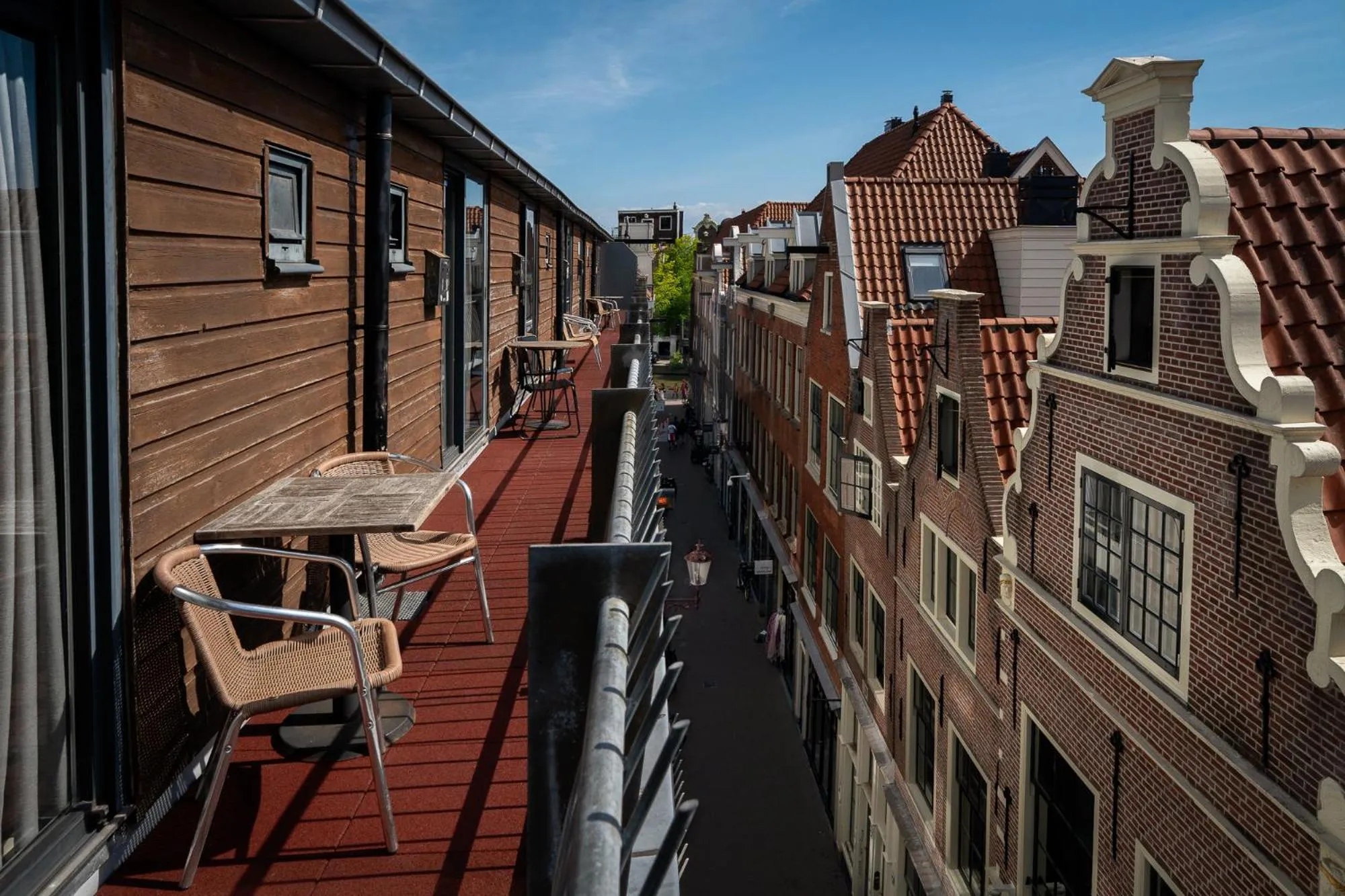 Balcony/Terrace in St Christopher's Inn Amsterdam - The Winston