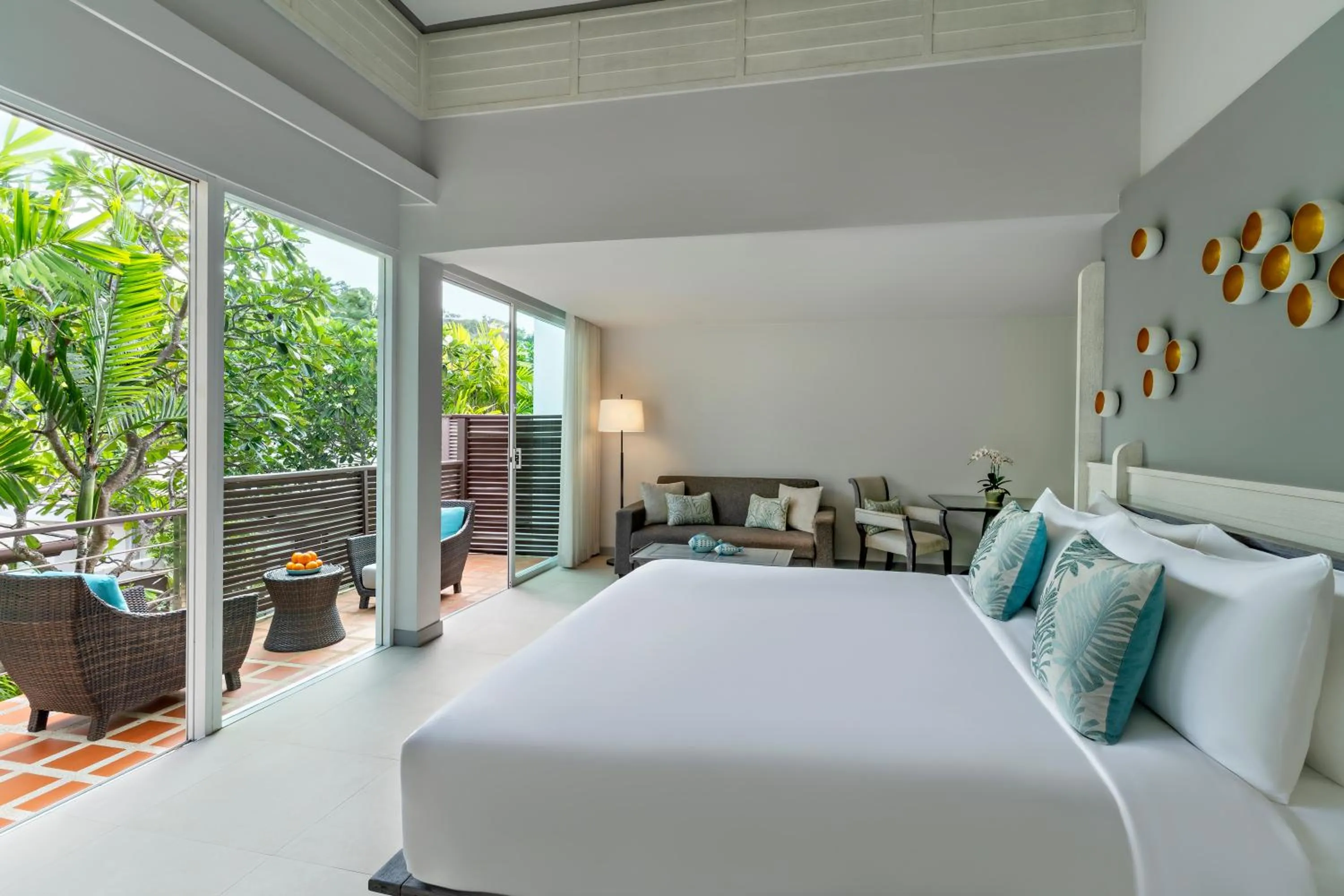 Bed in Avani Plus Samui Resort