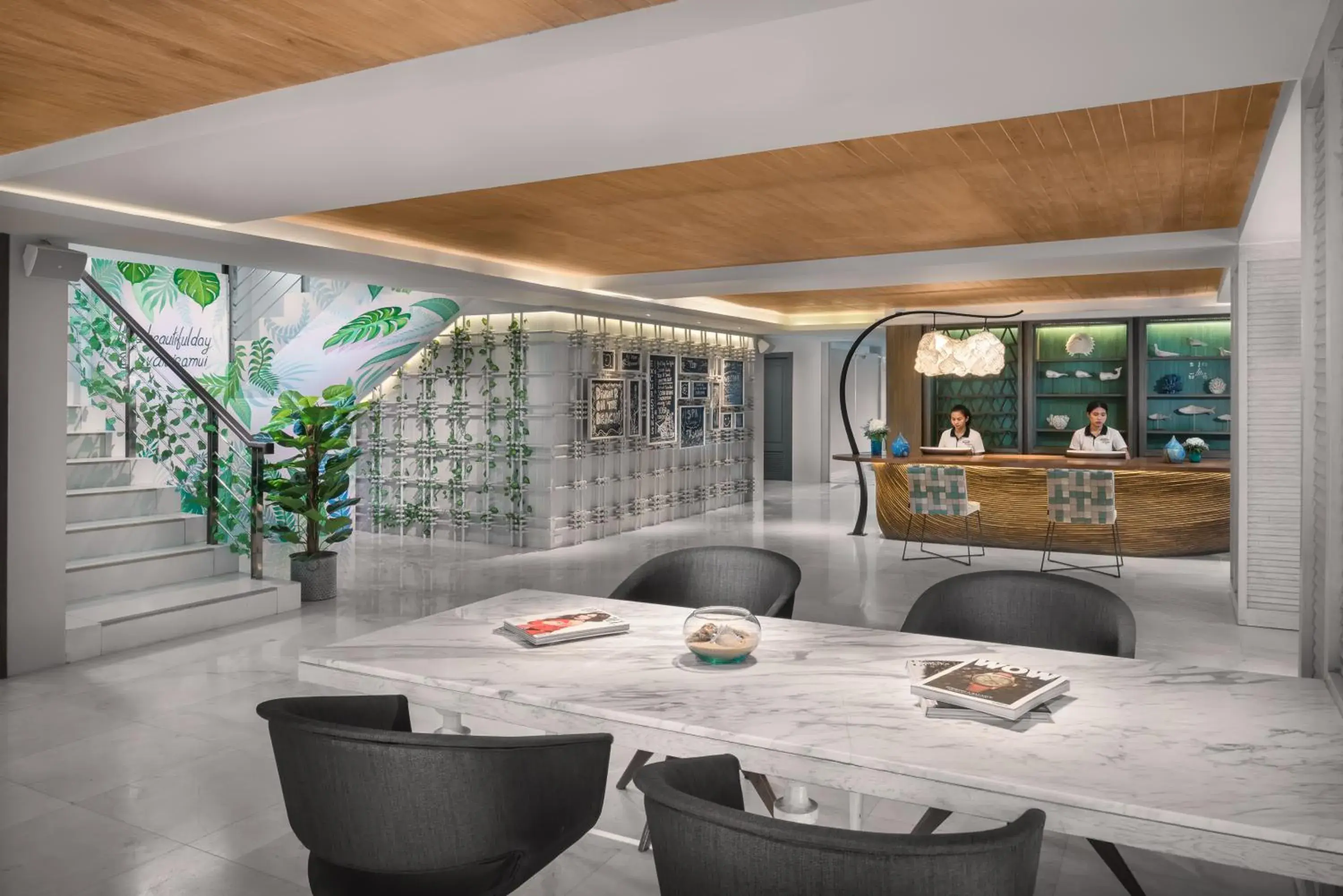 Lobby or reception in Avani Plus Samui Resort Lobby or reception in Avani Plus Samui Resort