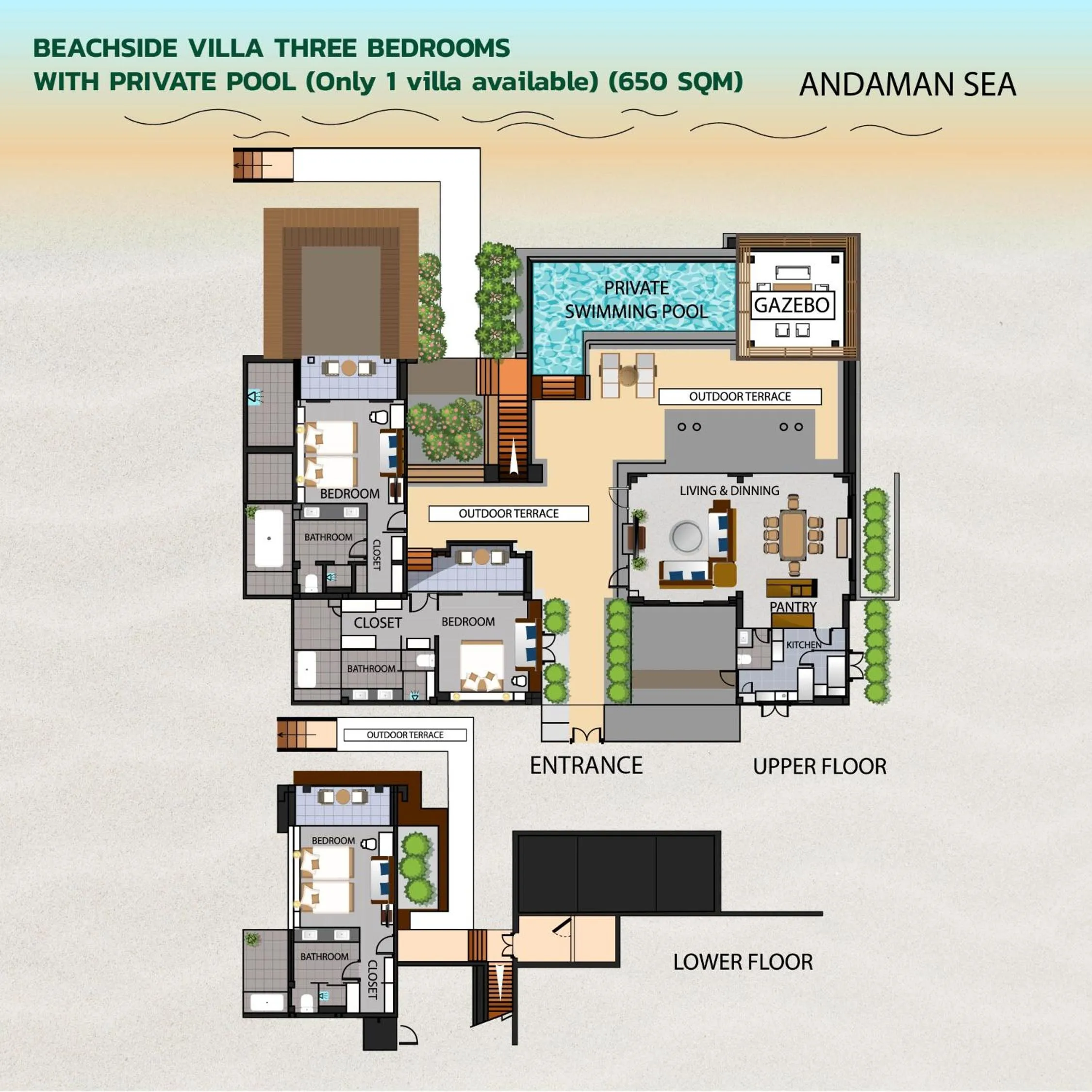 Floor plan in Pimalai Resort & Spa