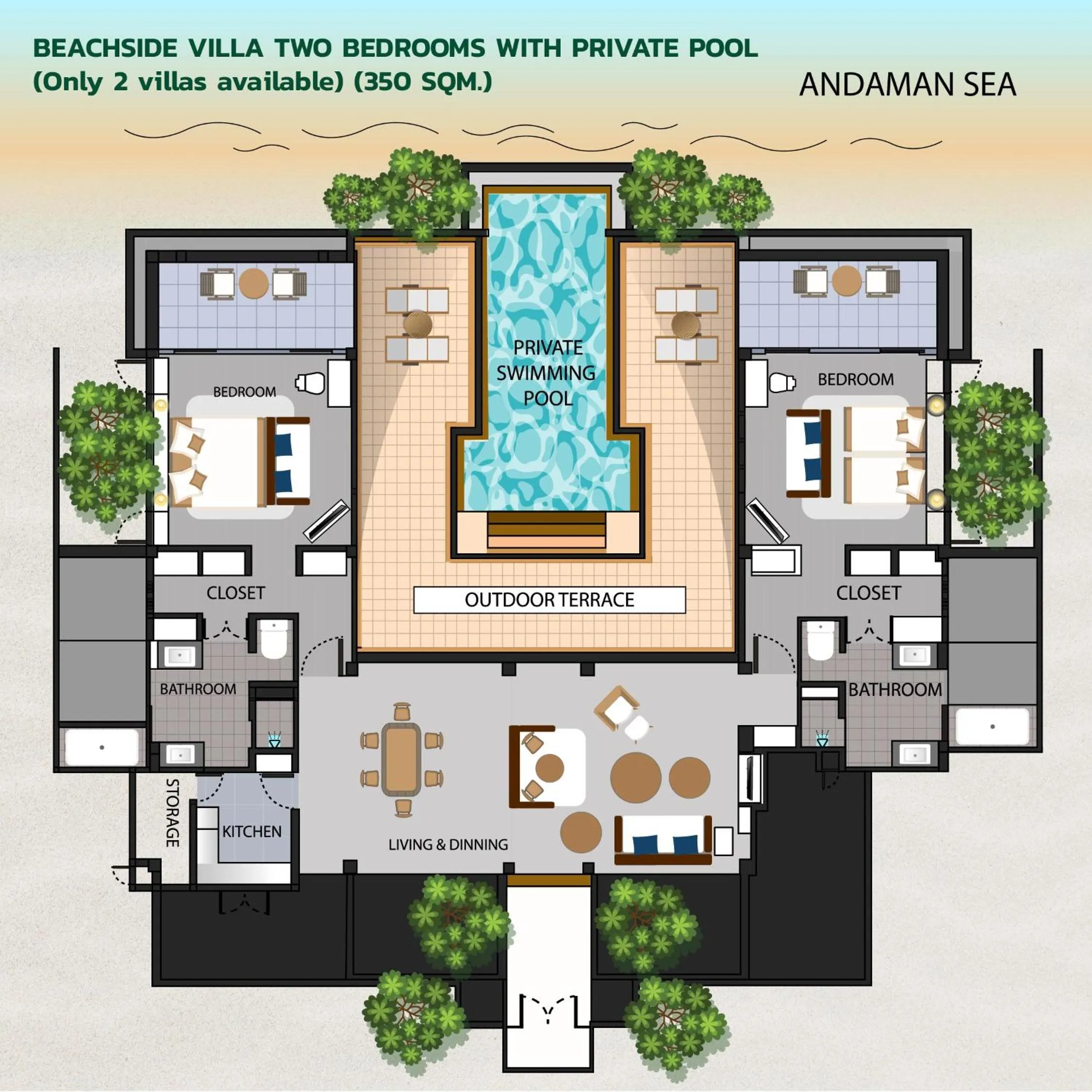 Floor plan in Pimalai Resort & Spa