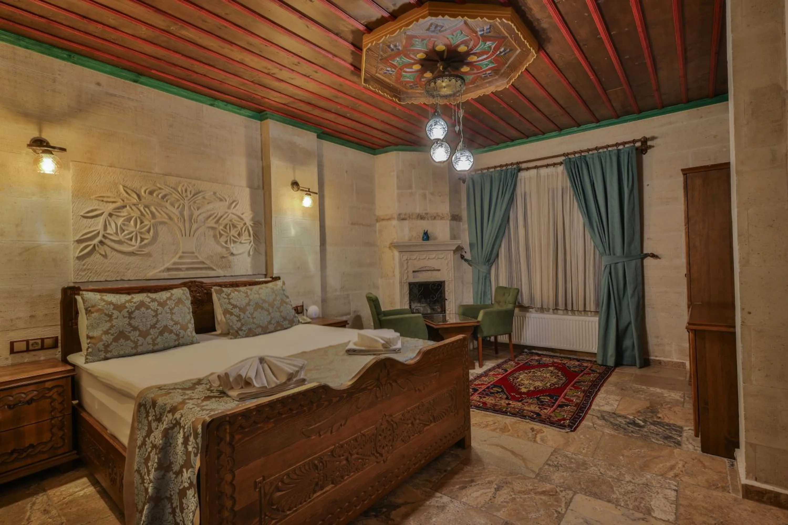 Photo of the whole room, Bed in Feel Cappadocia Stone House