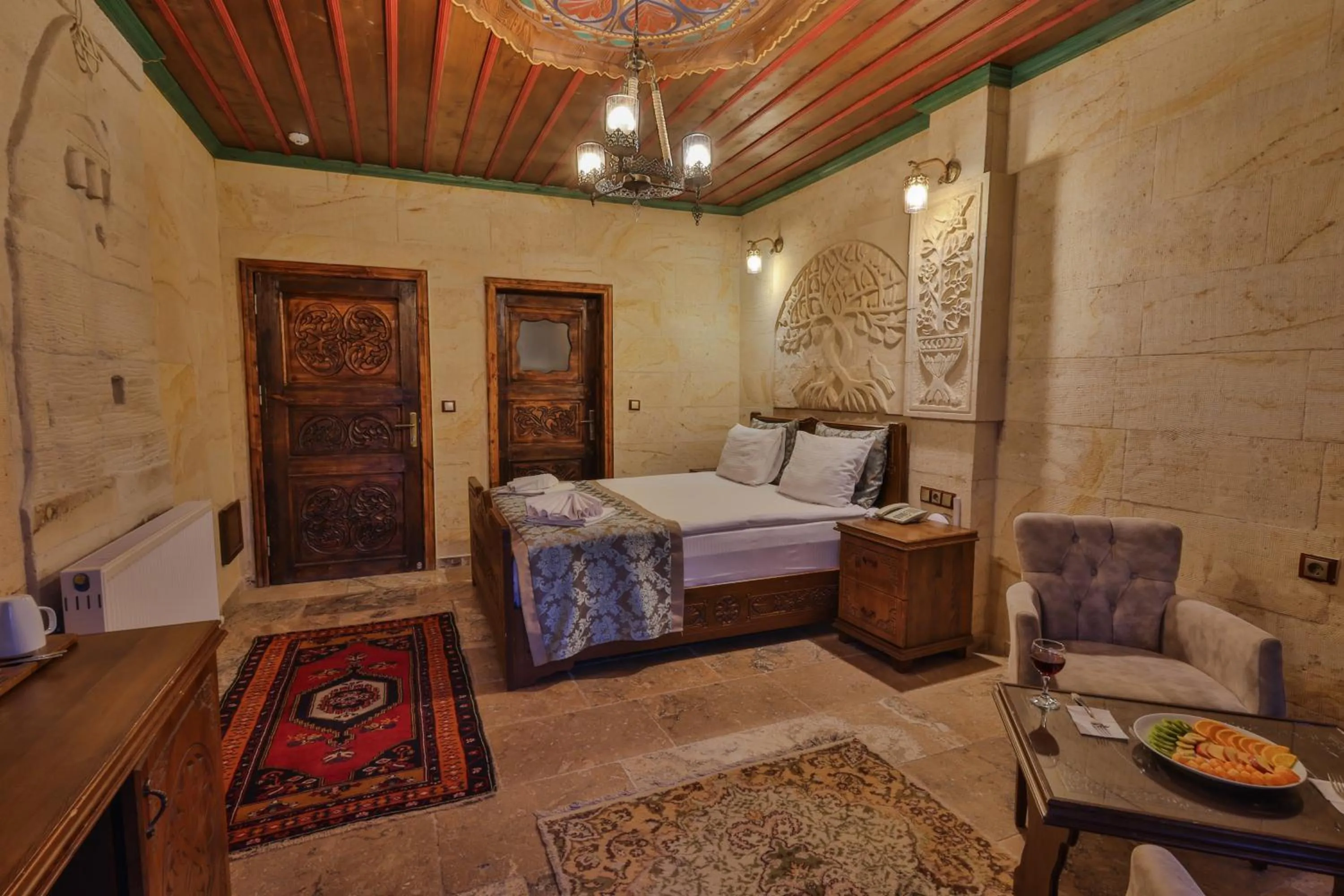 Photo of the whole room, Bed in Feel Cappadocia Stone House