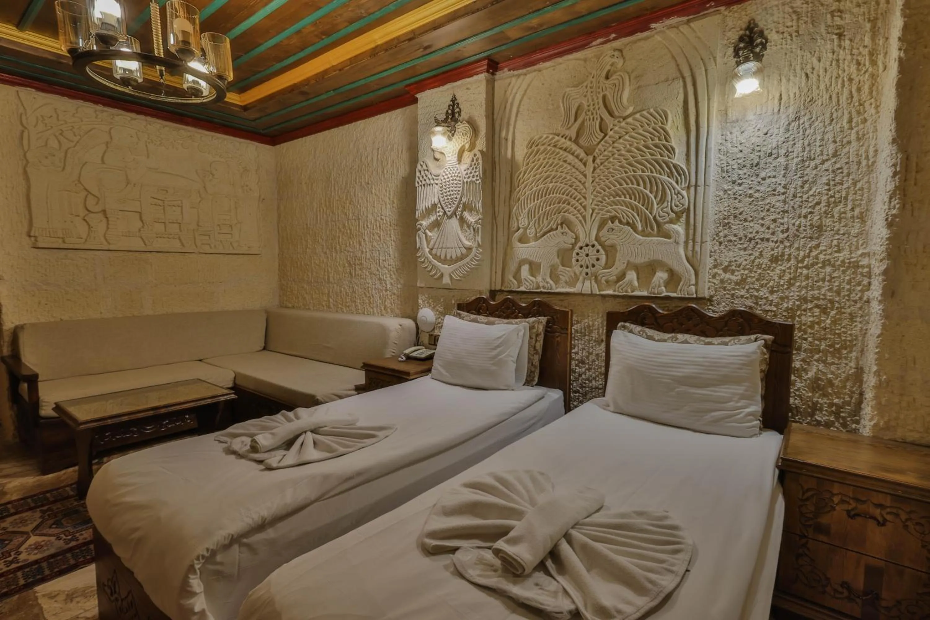 Photo of the whole room, Bed in Feel Cappadocia Stone House